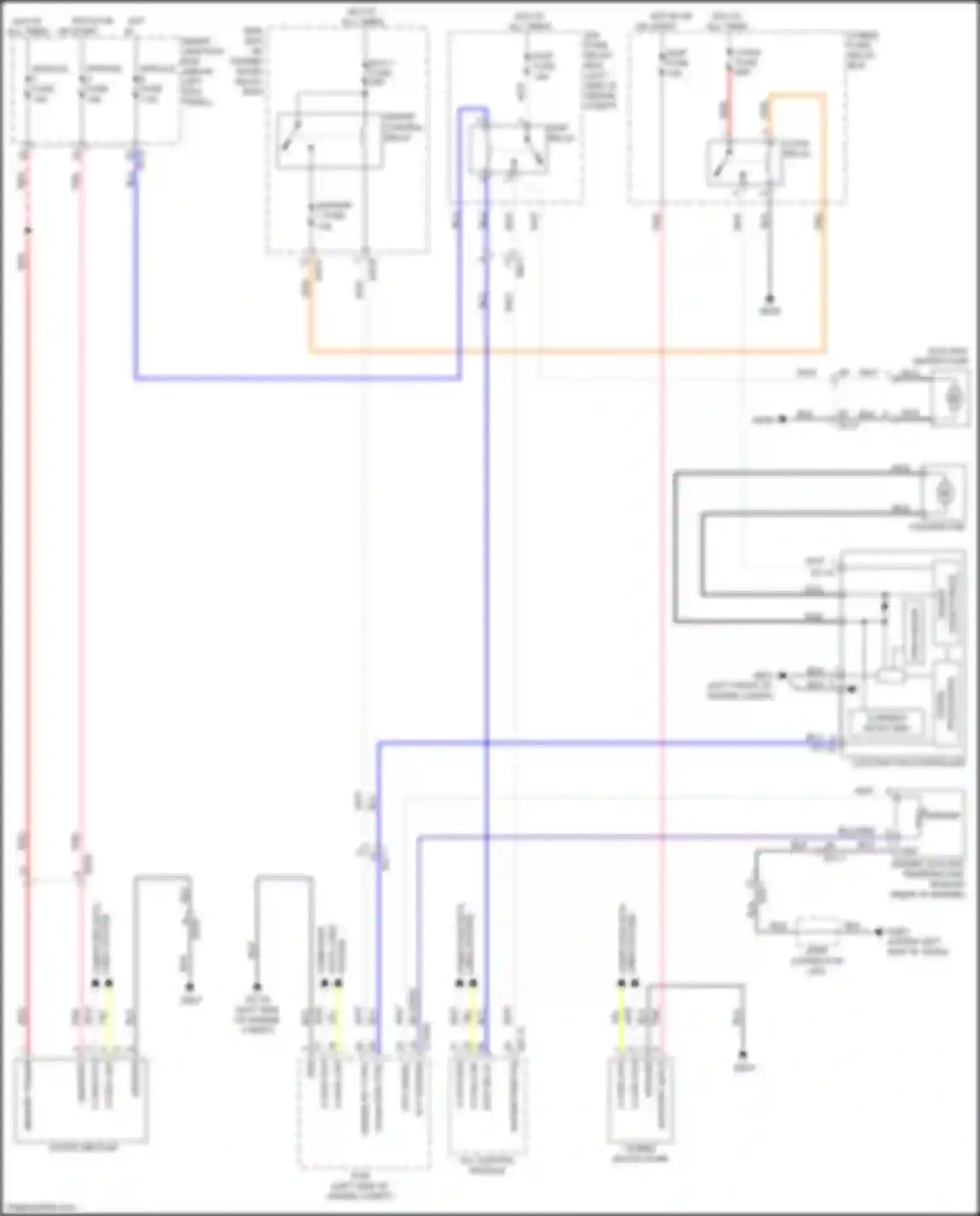 Wiring diagram sensor 1 fuse for Kia Optima III facelift (2013-2015) (6 of 9)