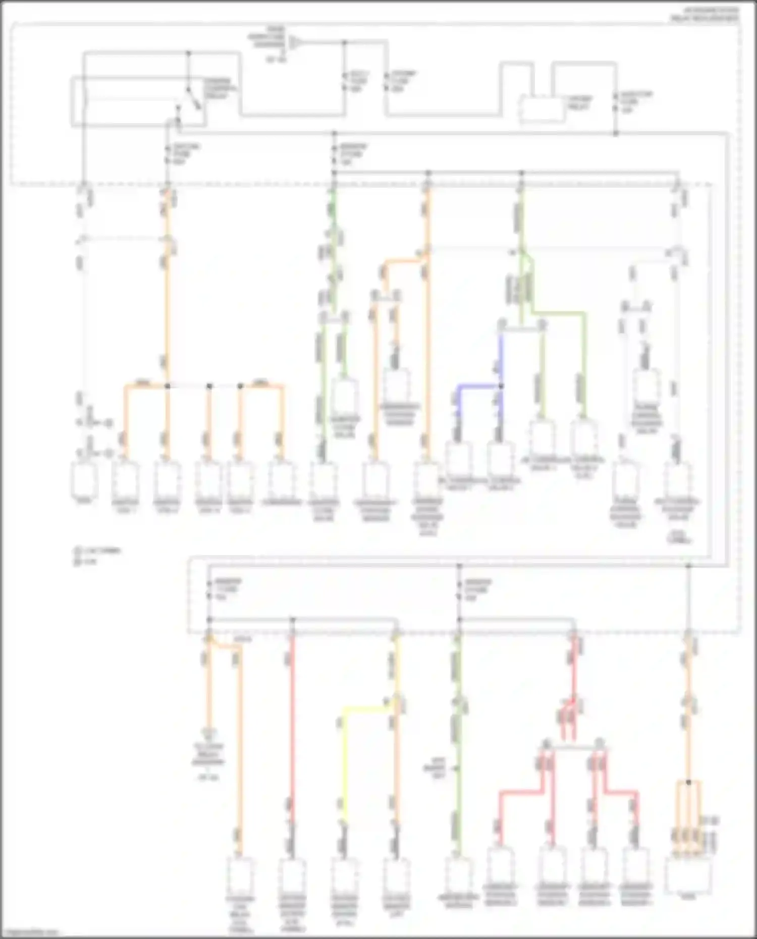 Wiring diagram sensor 2 fuse for Kia Optima III facelift (2013-2015) (1 of 2)