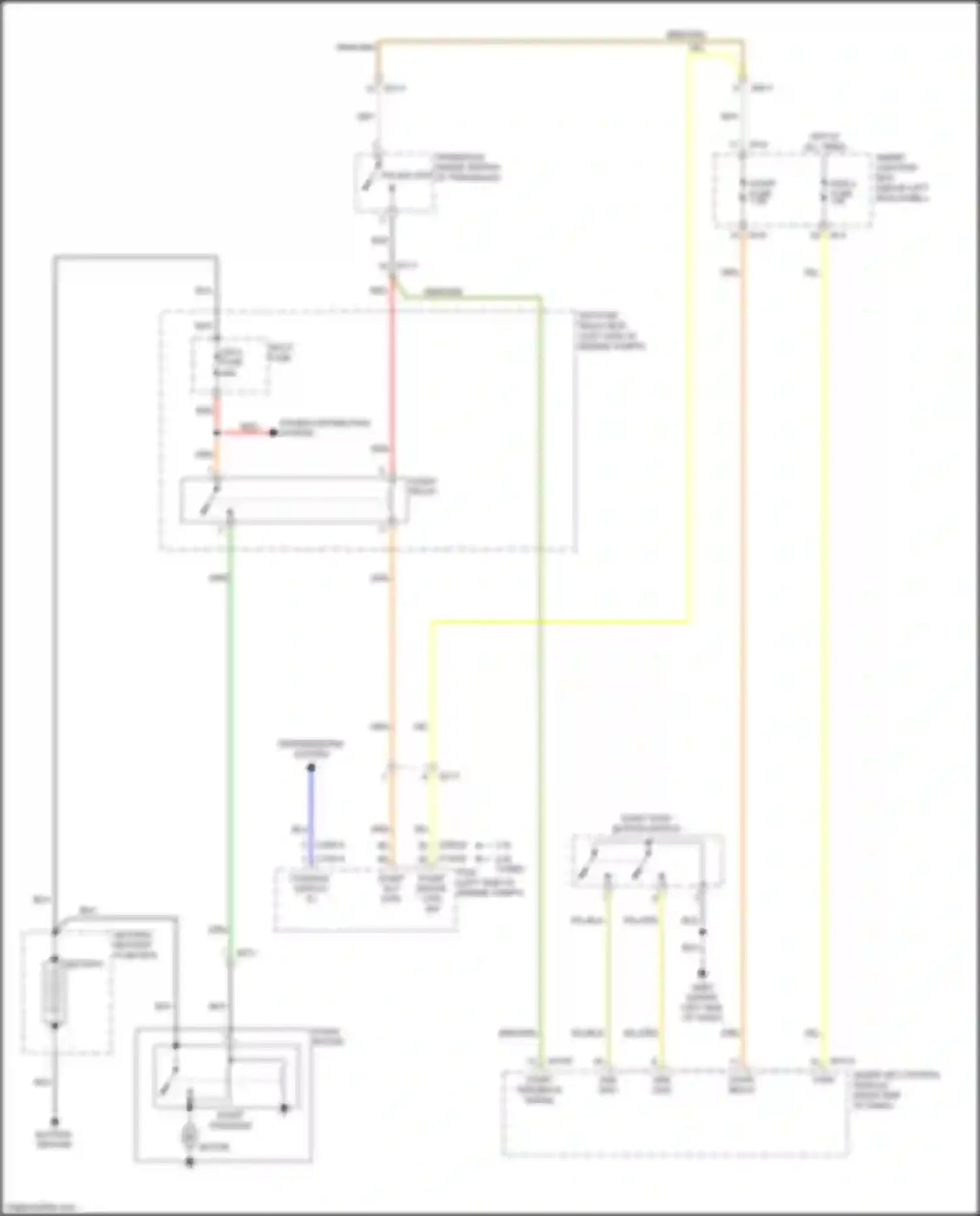 Wiring diagram smart key control module for Kia Optima III facelift (2013-2015) (20 of 22)
