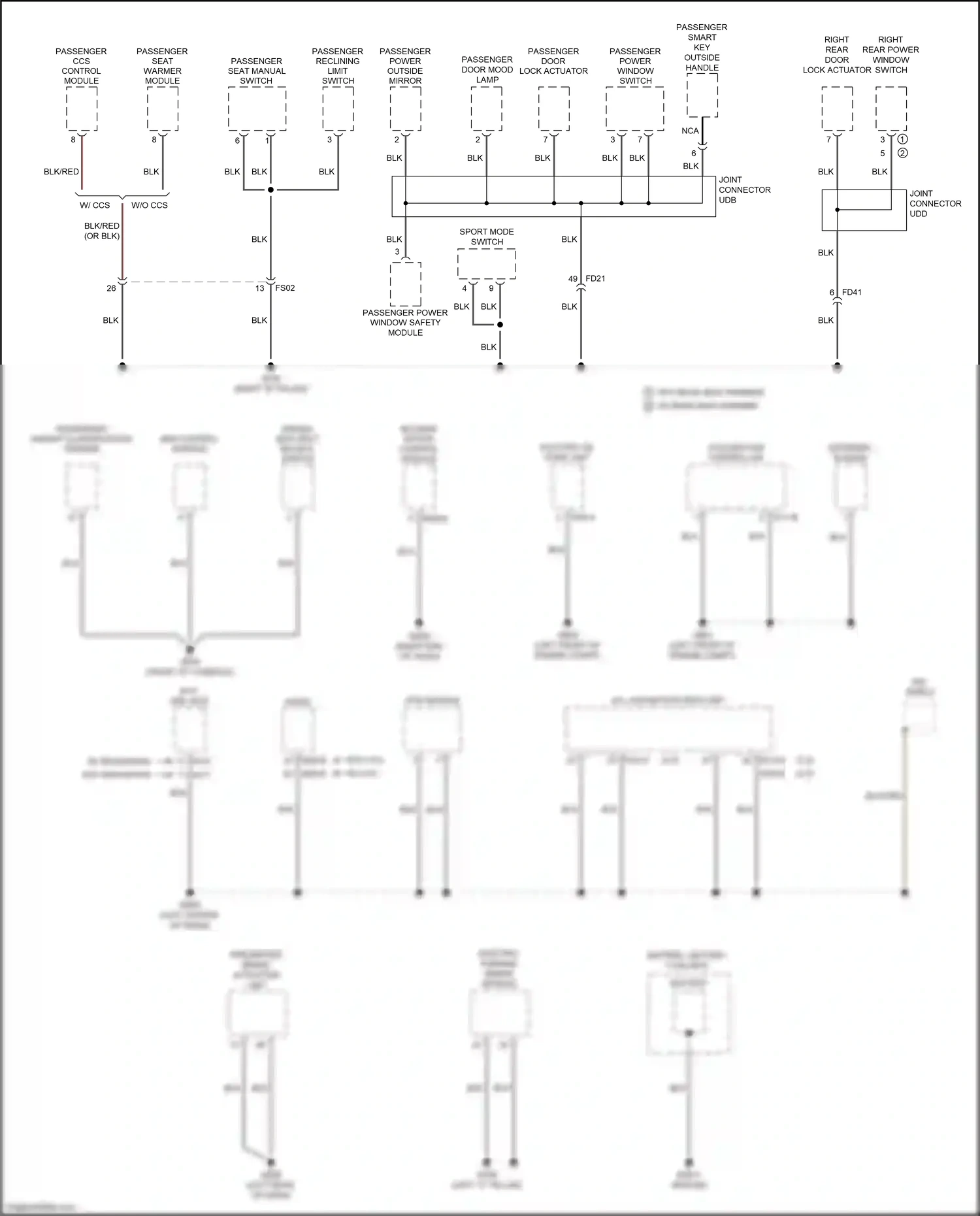Kia Optima III facelift (2013-2015) sport mode switch wiring diagram  (5 of 15)