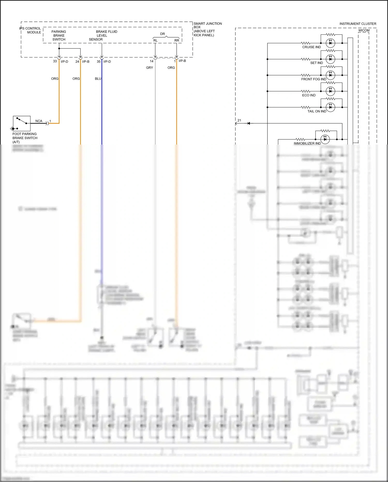 Kia Optima III facelift (2013-2015) super vision type wiring diagram  (1 of 5)