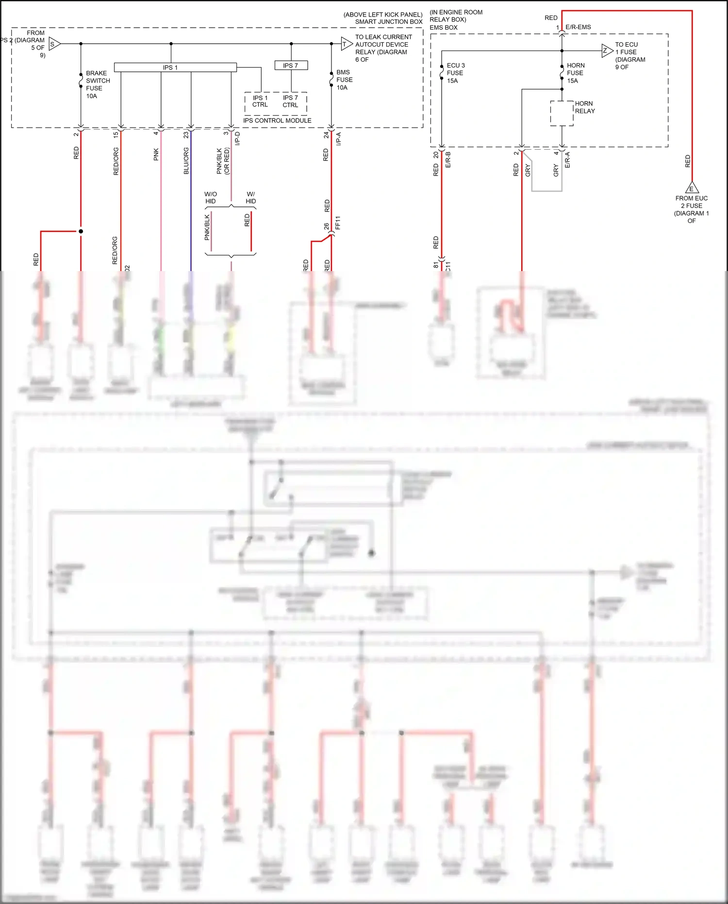Kia Optima III facelift (2013-2015) w/ hid wiring diagram  (6 of 6)