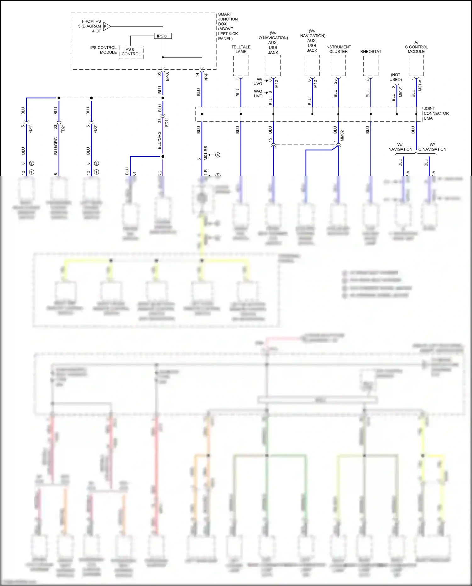 Kia Optima III facelift (2013-2015) yel wiring diagram  (80 of 216)