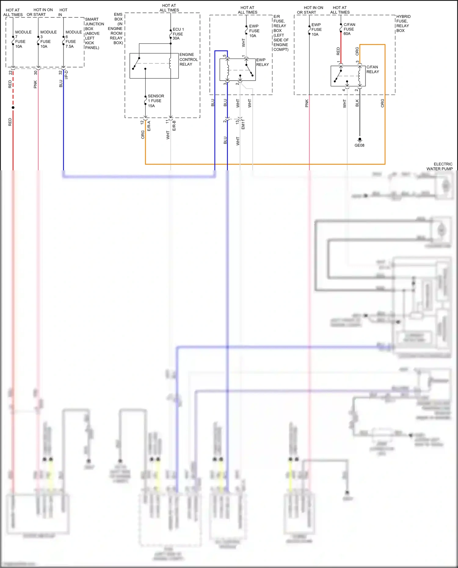 Kia Optima III facelift (2013-2015) yel wiring diagram  (172 of 216)