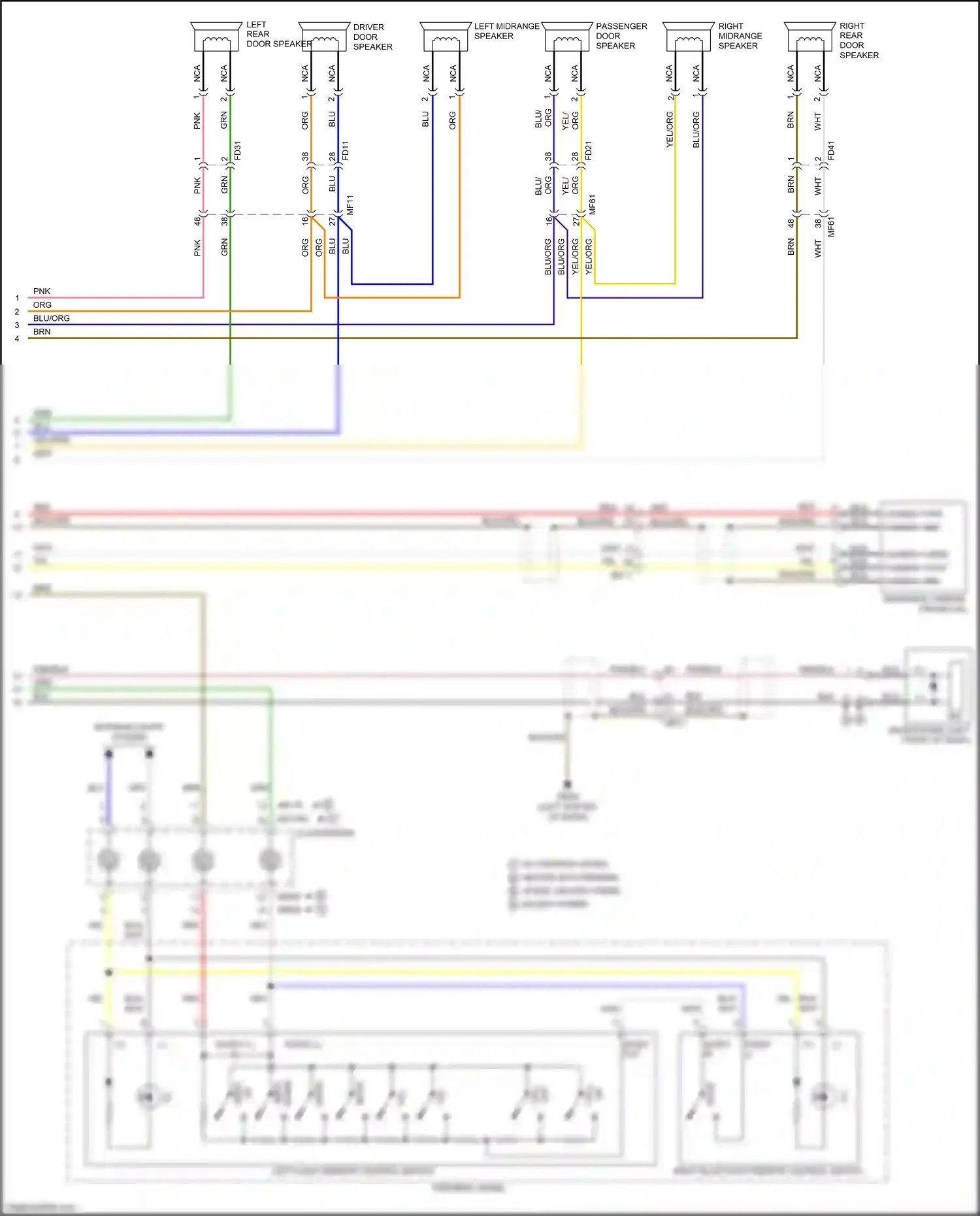 Kia Optima III facelift (2013-2015) yel/org wiring diagram  (58 of 119)