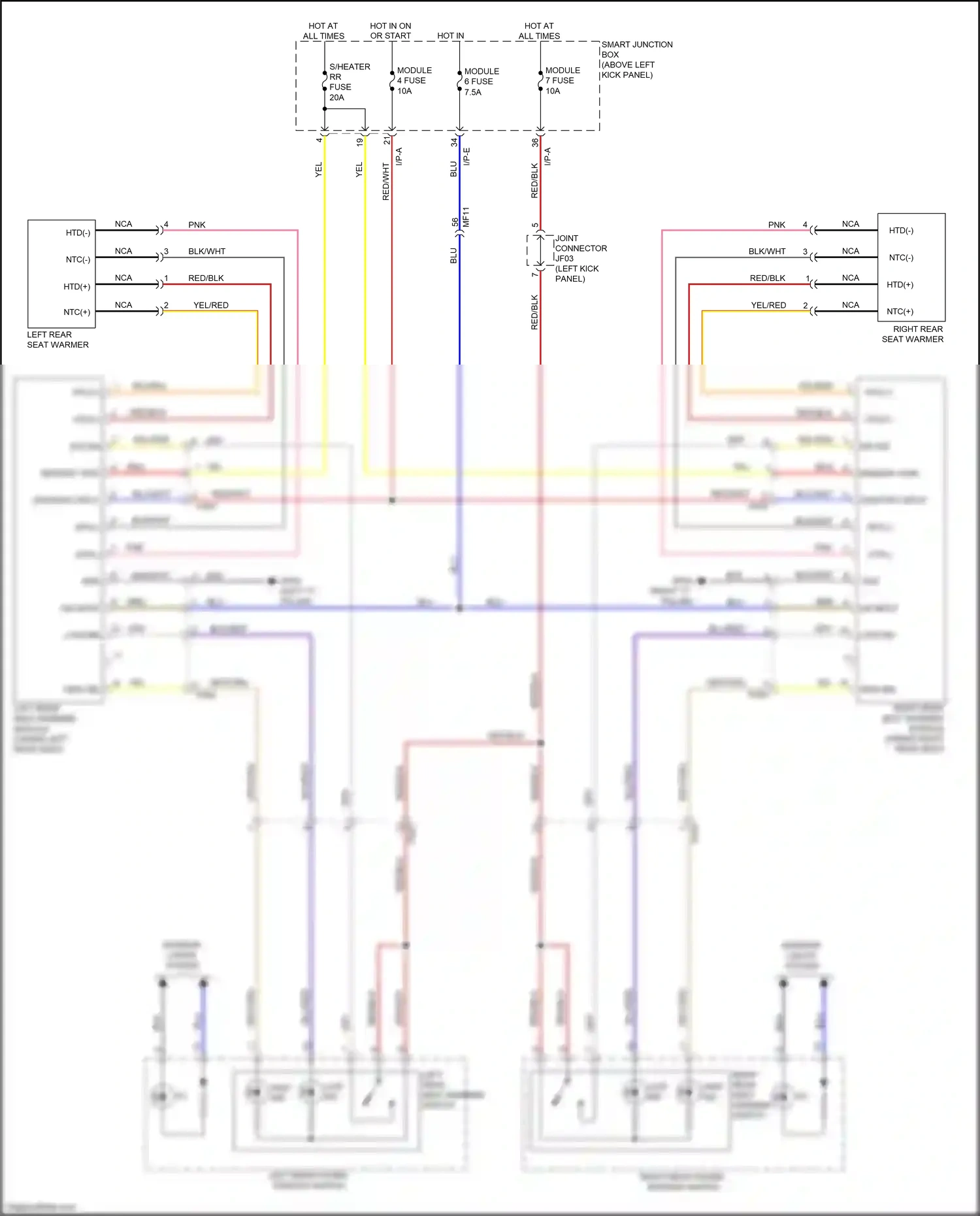 Kia Optima III facelift (2013-2015) yel/org wiring diagram  (30 of 119)