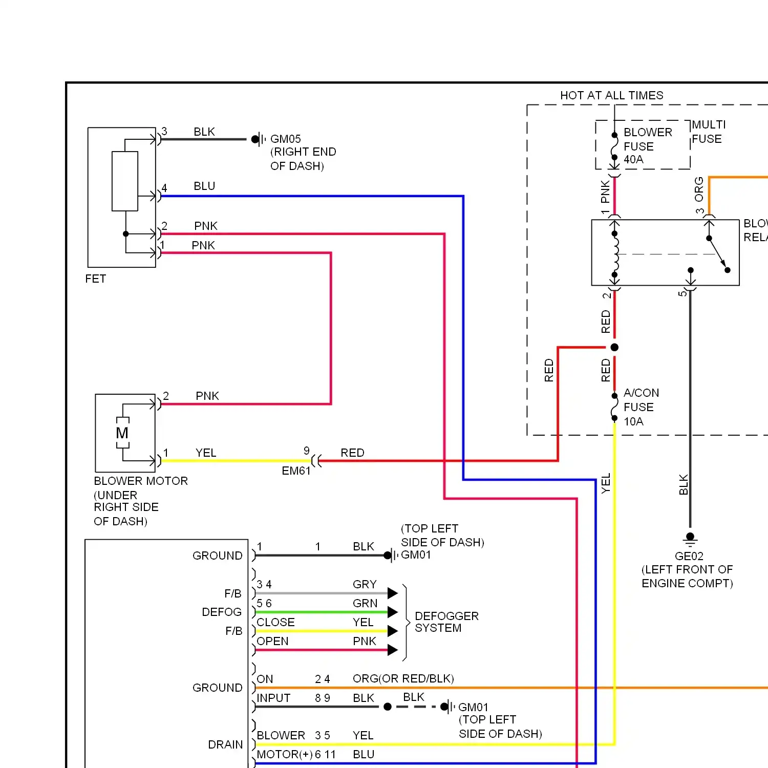 demo - 2.4l, automatic a/c circuit (1 of 2) 2.4l, automatic a/c circuit (1 of 2)