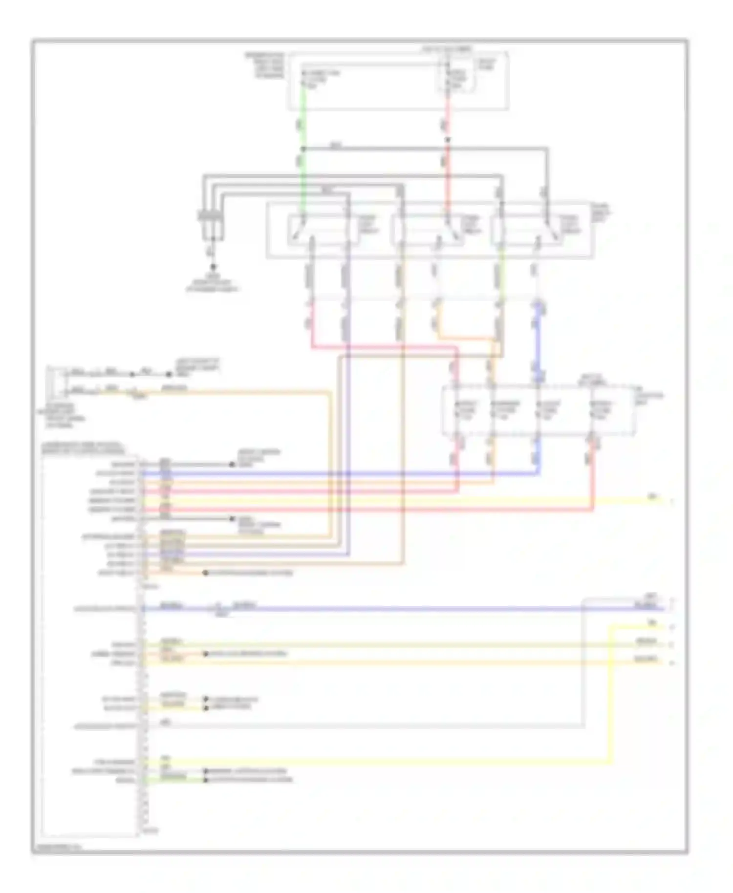 Optima Kia III (2010-2013): Immobilizer circuit, except hybrid with smart key system (1 of 3)