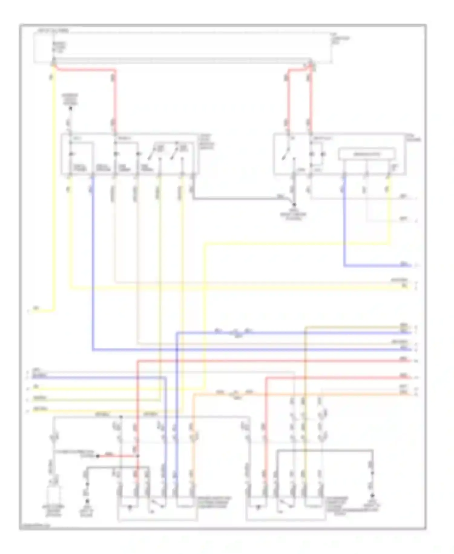 Optima Kia III (2010-2013): Immobilizer circuit, except hybrid with smart key system (2 of 3)