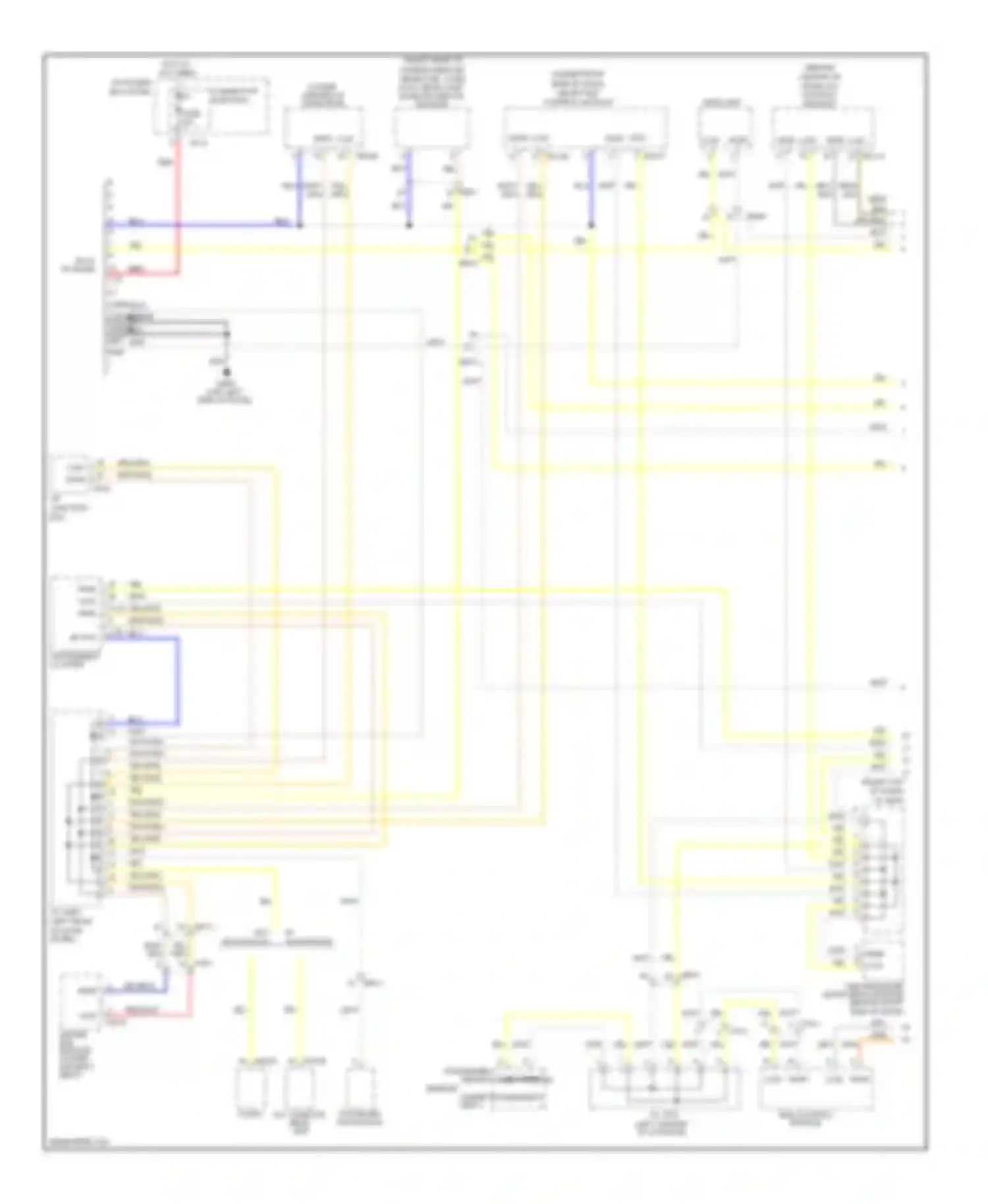 Optima Kia III (2010-2013): Computer data lines circuit, hybrid (1 of 2)