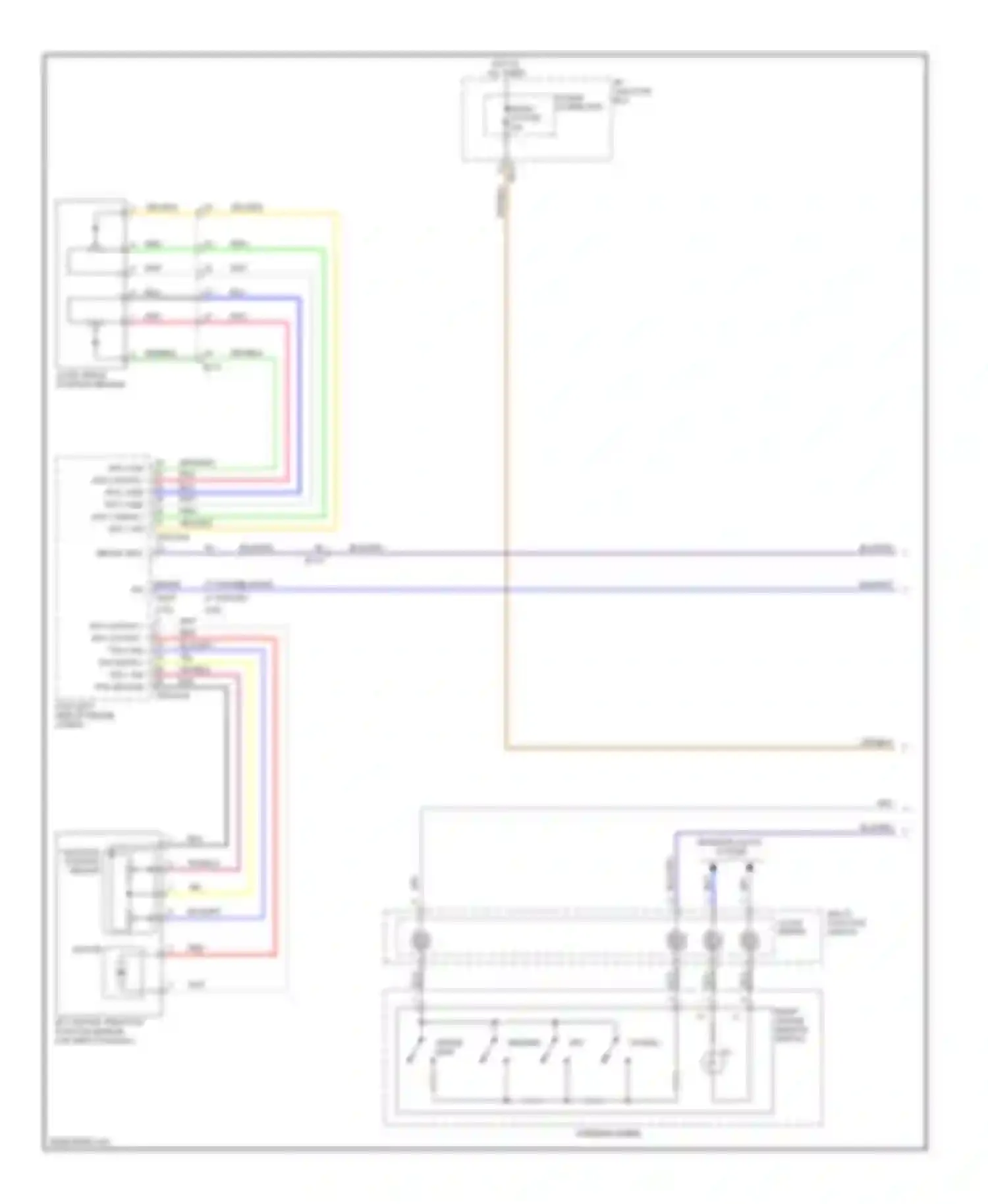 Optima Kia III (2010-2013): Cruise control circuit, except hybrid (1 of 2)