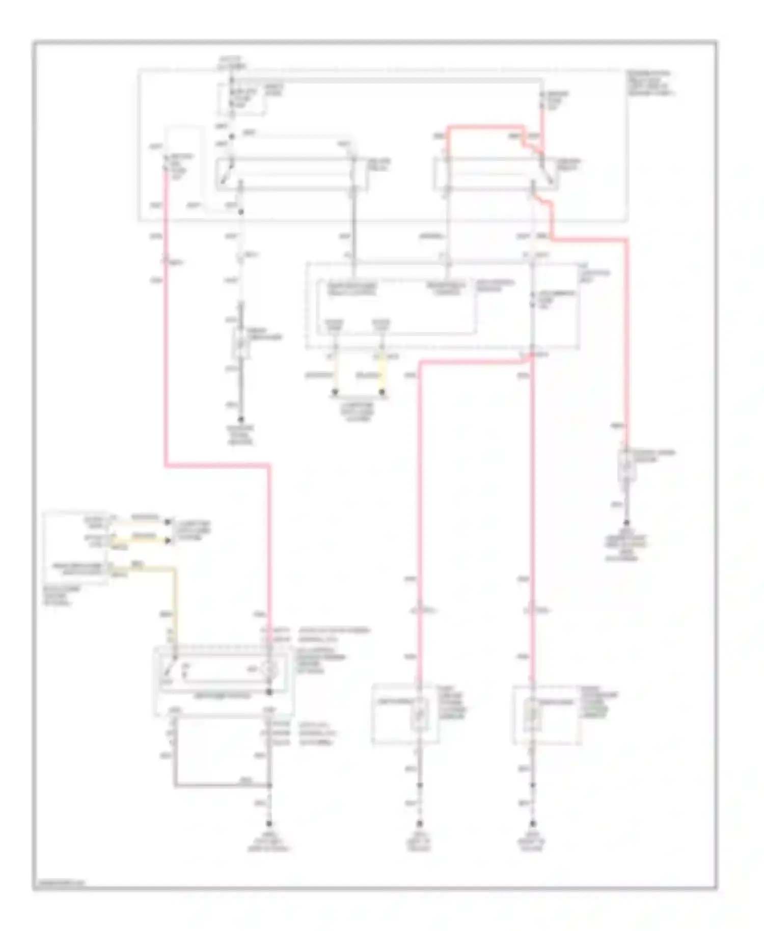 Optima Kia III (2010-2013): Defoggers circuit, without auto defogger