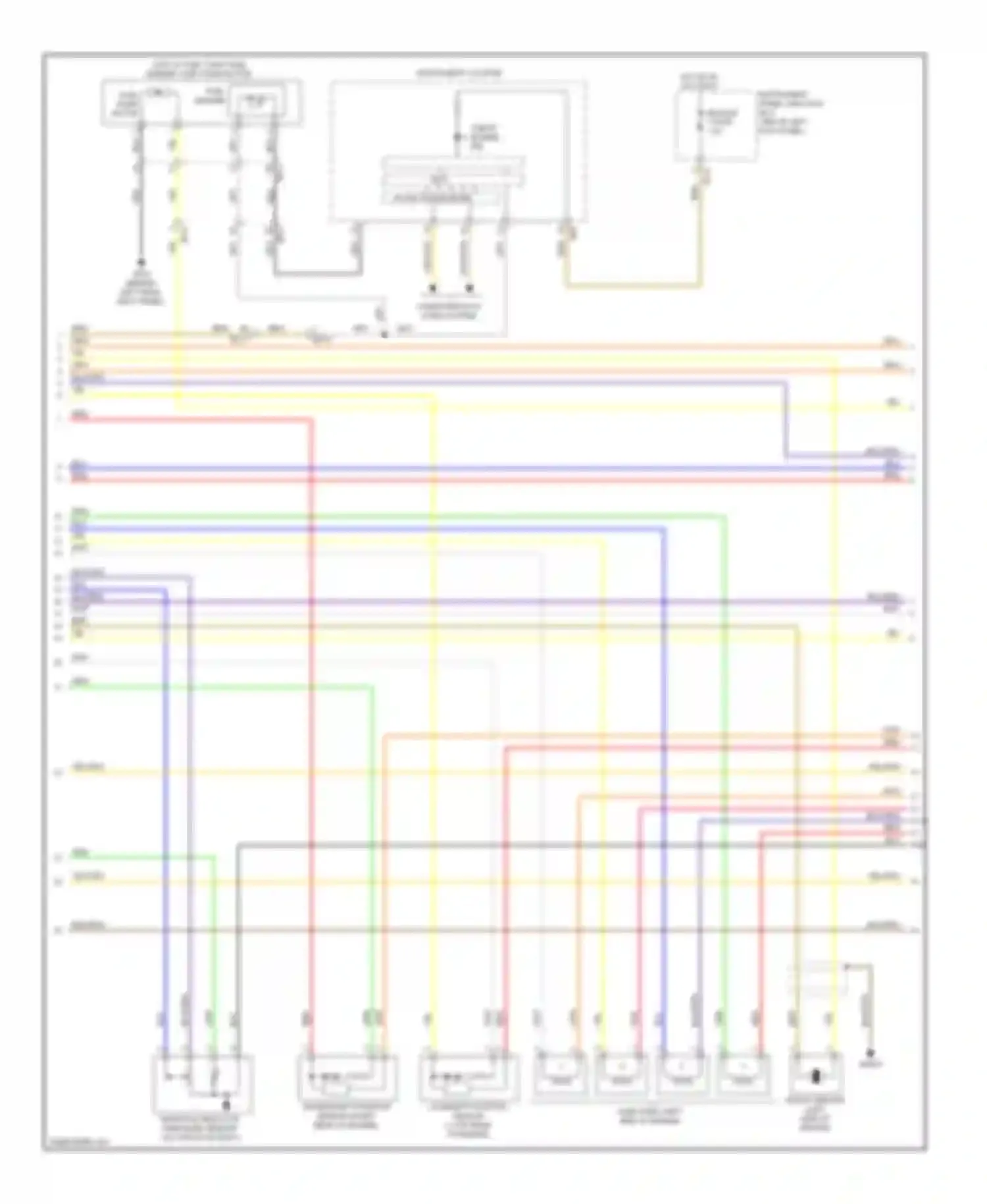 Optima Kia III (2010-2013): Wiring diagram engine performance 2.4l hybrid, mfi control circuit (2 of 5)