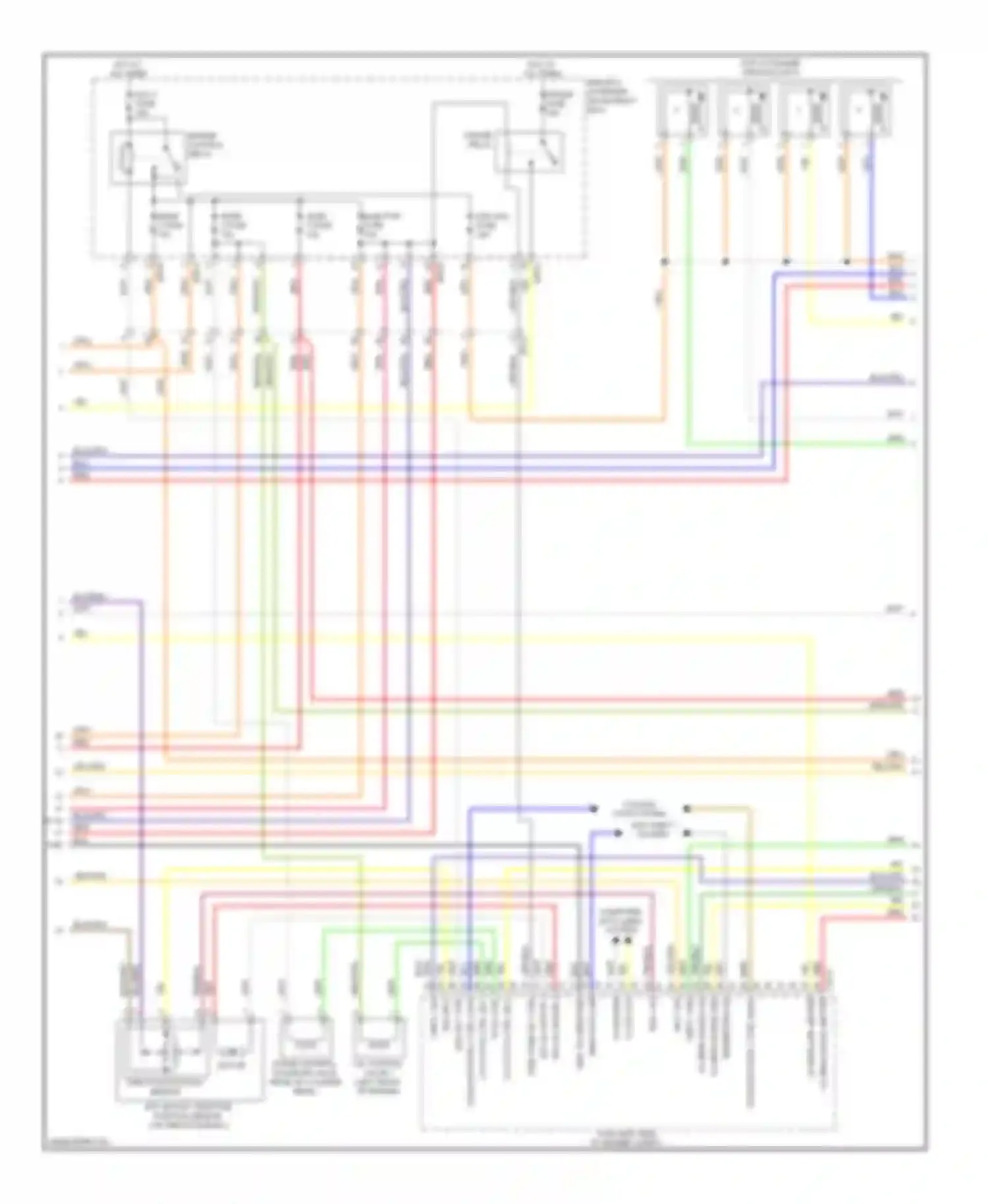 Optima Kia III (2010-2013): Wiring diagram engine performance 2.4l hybrid, mfi control circuit (3 of 5)