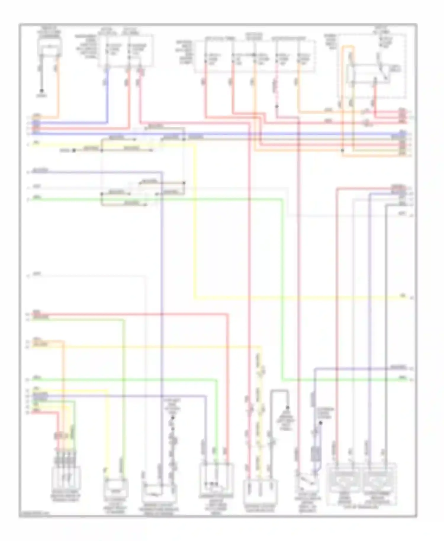Optima Kia III (2010-2013): Wiring diagram engine performance 2.4l hybrid, mfi control circuit (4 of 5)