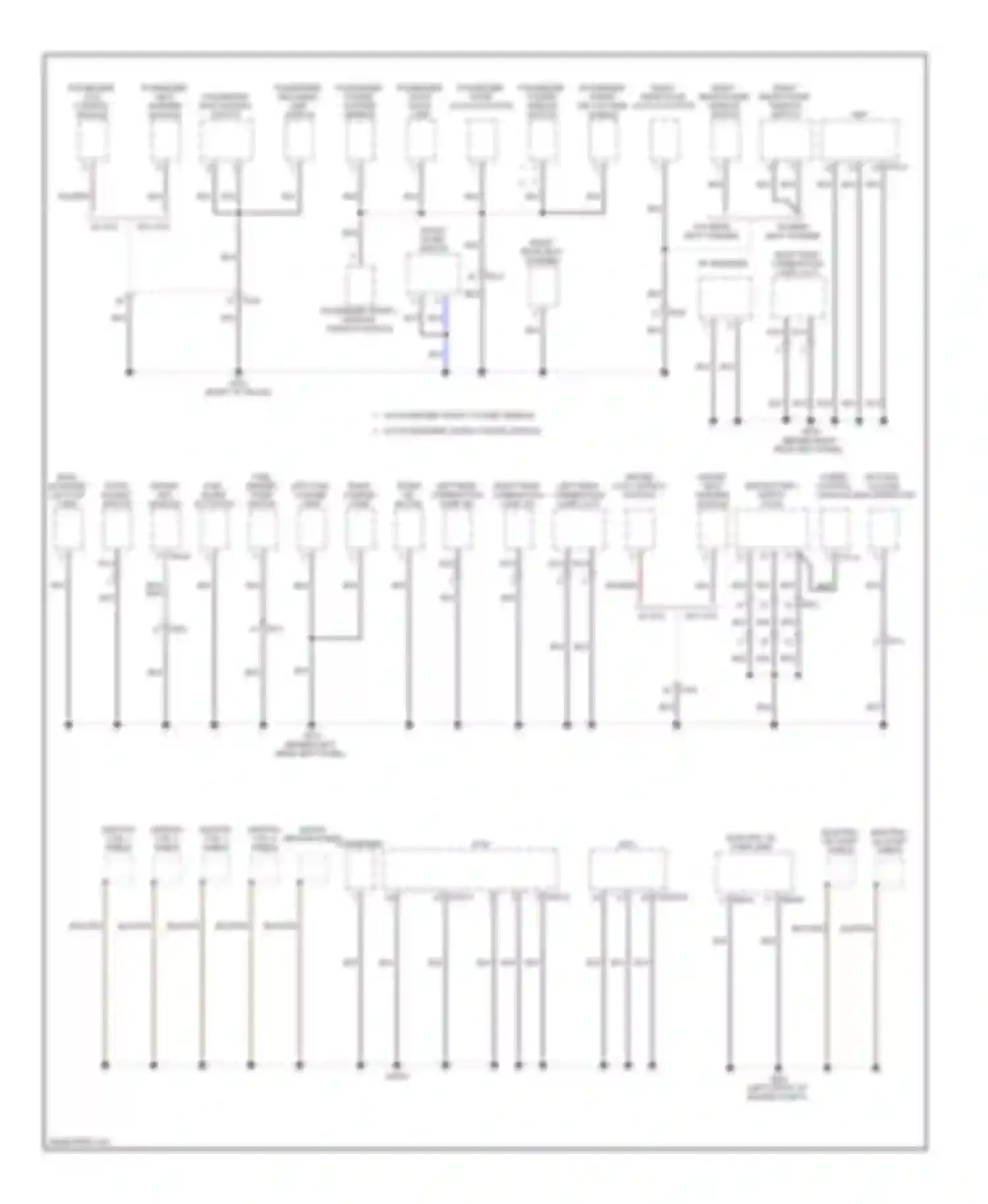 Optima Kia III (2010-2013): Ground distribution circuit, hybrid (3 of 3)
