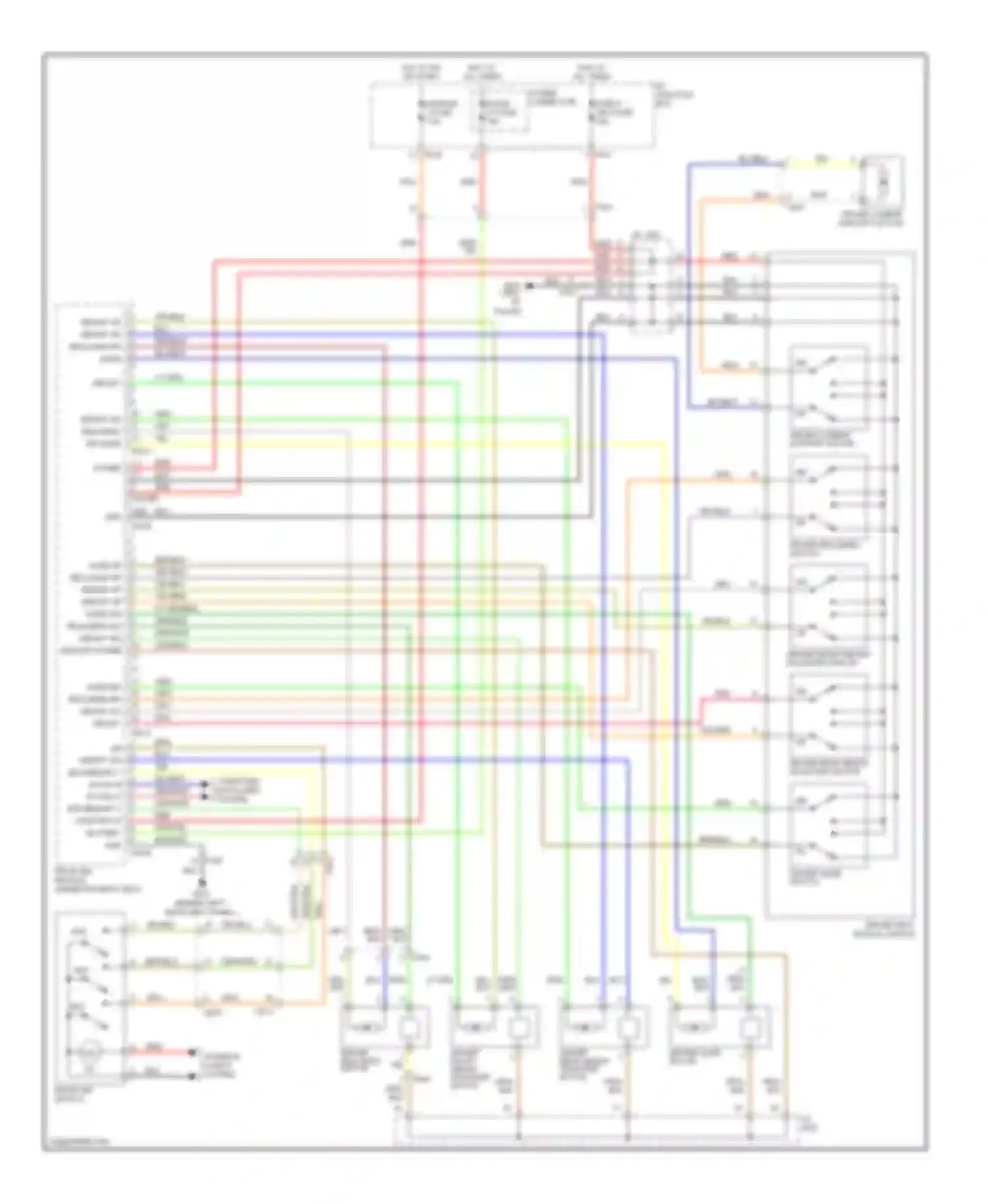 Optima Kia III (2010-2013): Driver"s memory seat circuit, hybrid