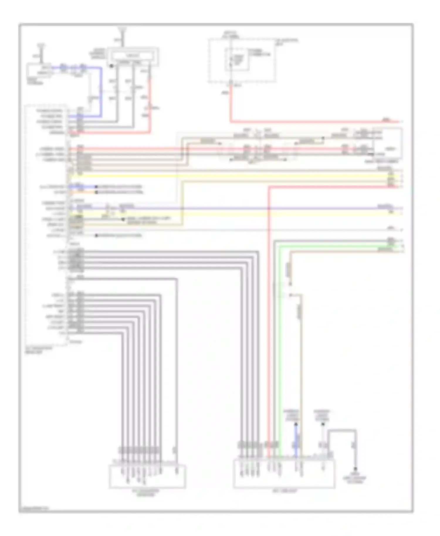 Optima Kia III (2010-2013): Navigation circuit (1 of 3)