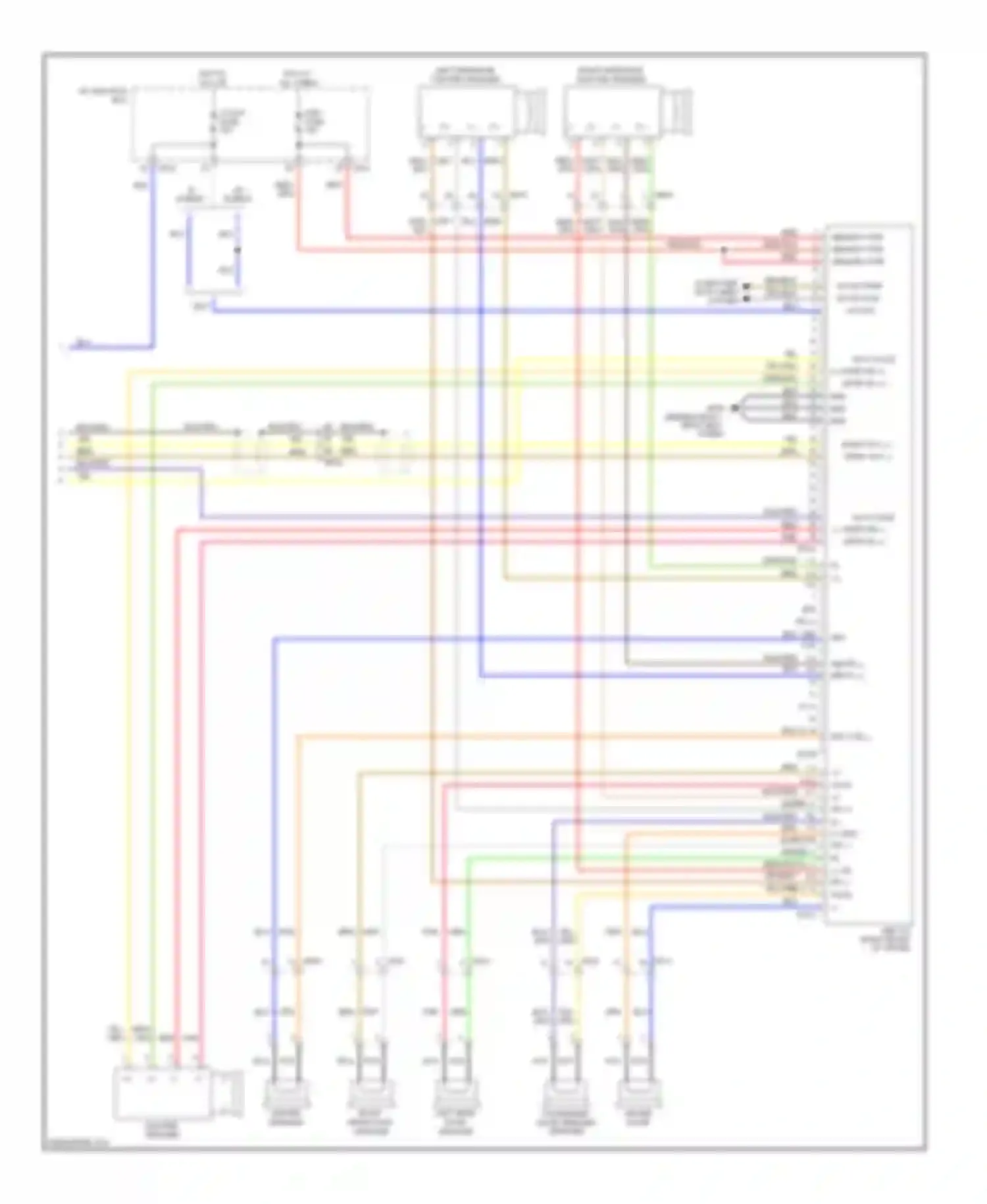Optima Kia III (2010-2013): Navigation circuit (3 of 3)