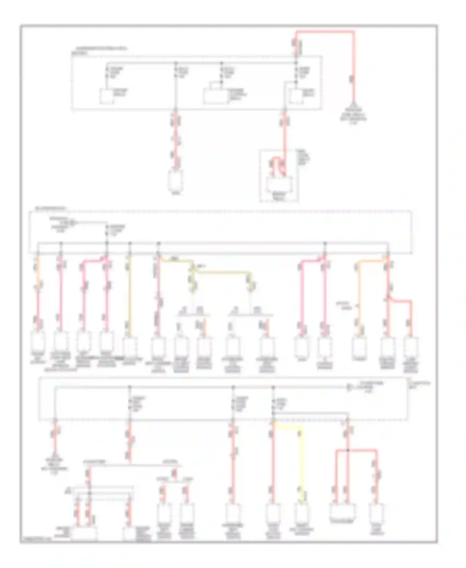 Optima Kia III (2010-2013): Power distribution circuit, hybrid (3 of 6)