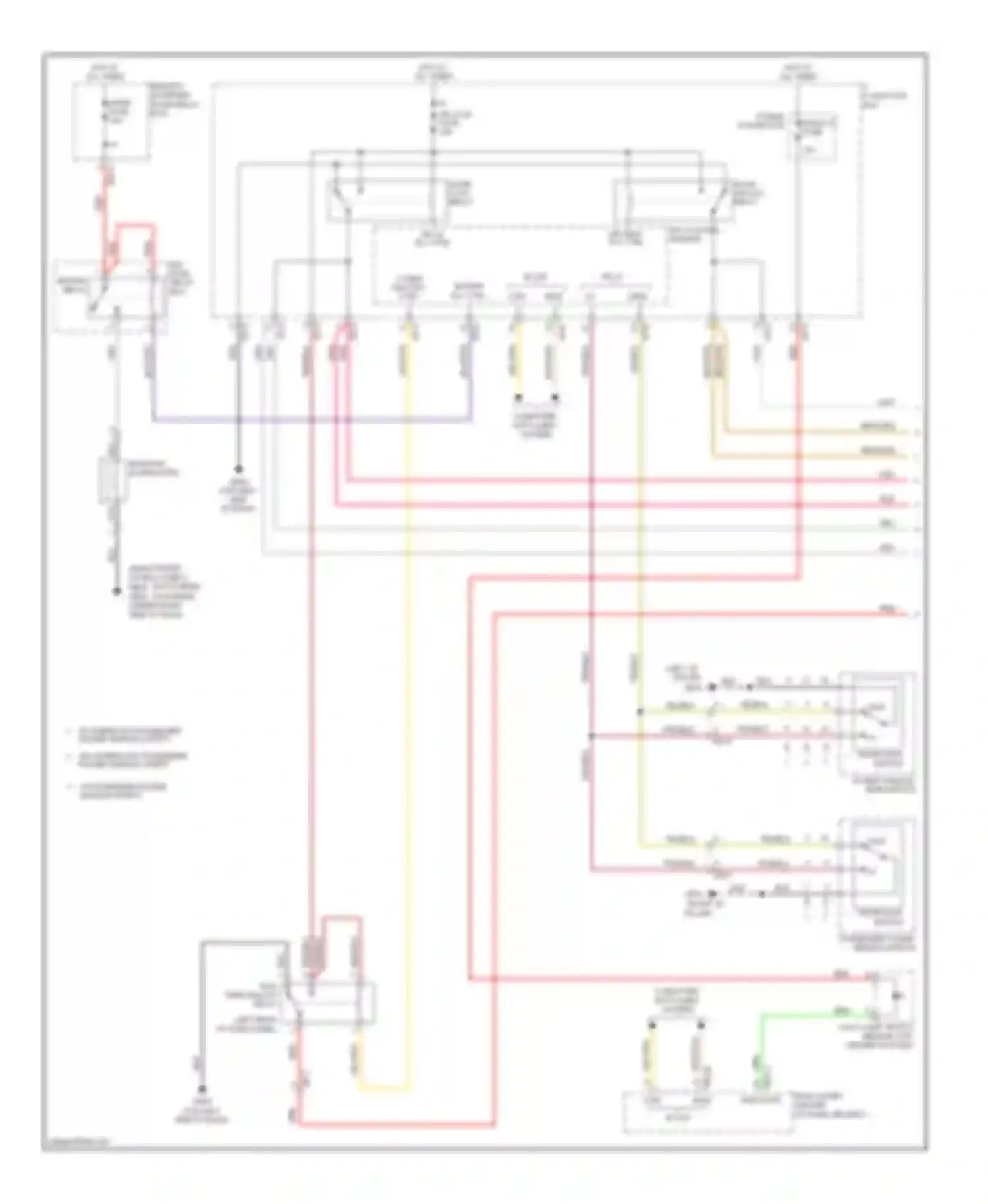 Optima Kia III (2010-2013): Power door locks circuit (1 of 2)