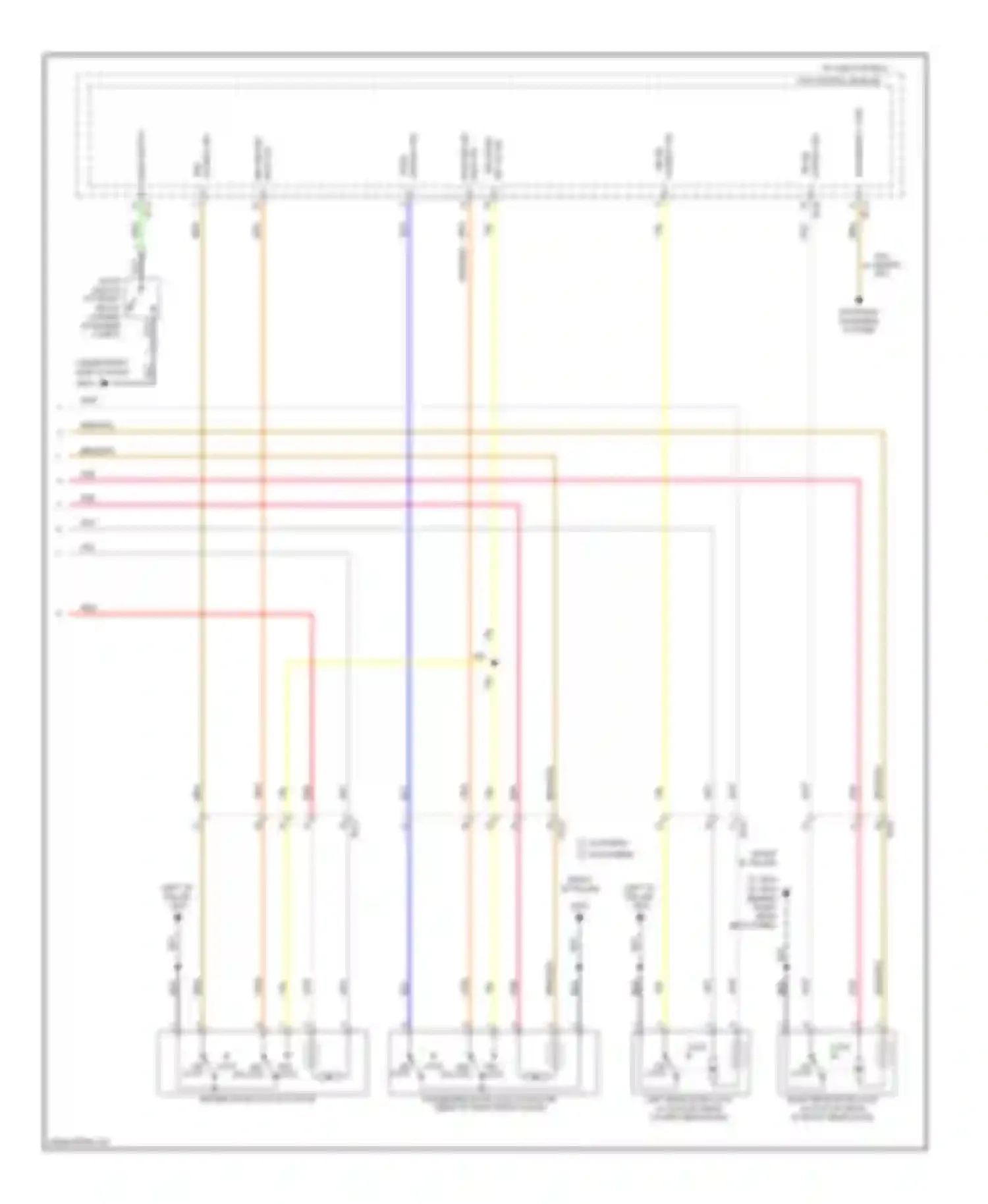 Optima Kia III (2010-2013): Power door locks circuit (2 of 2)