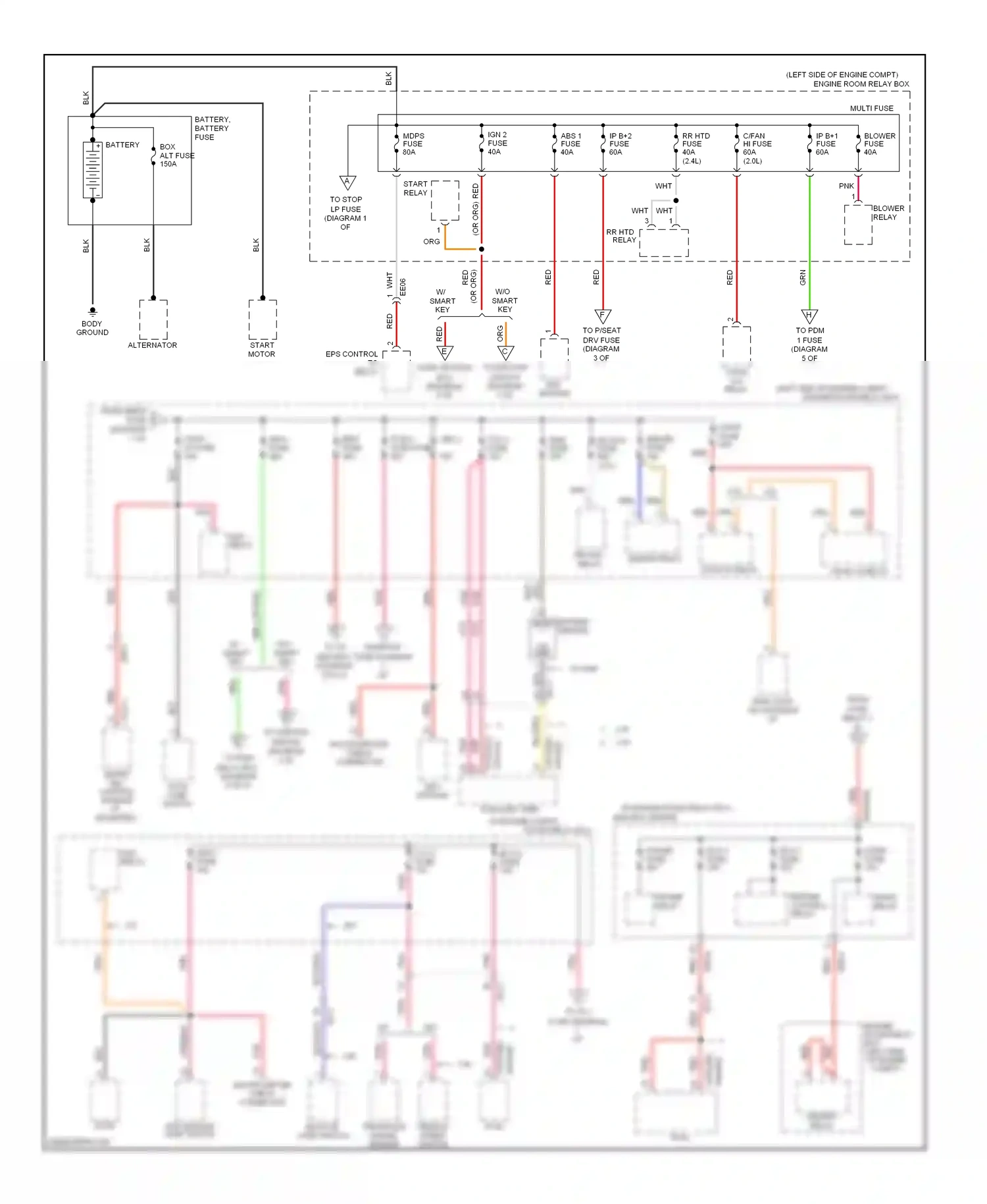 Kia Optima III (2010-2013) 2.0l wiring diagram  (3 of 4)