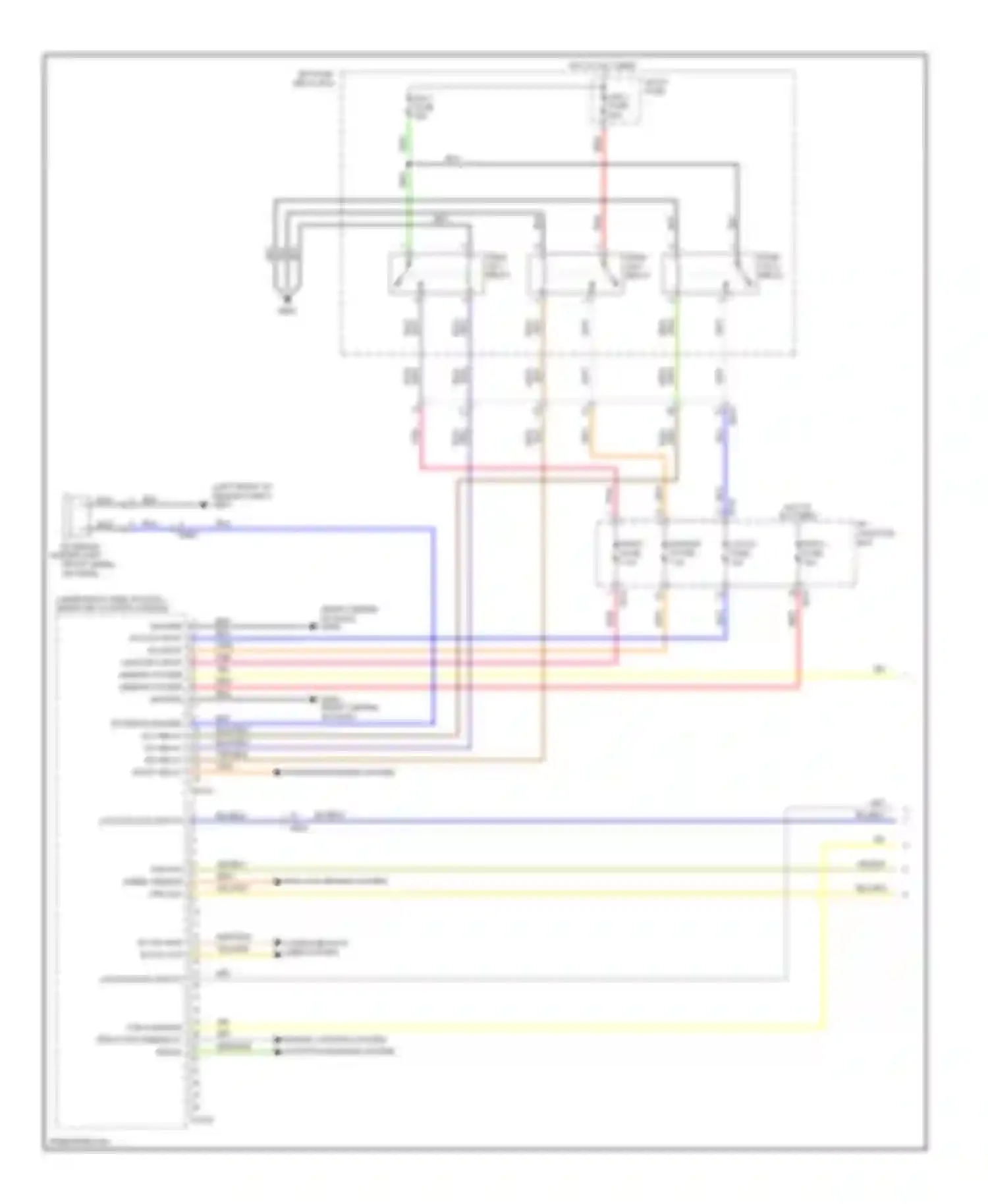 Wiring diagram acc relay for Kia Optima III (2010-2013) (2 of 2)