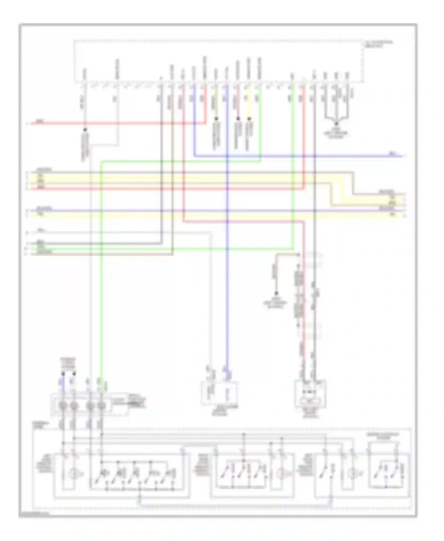 Wiring diagram a/v, navigation head unit for Kia Optima III (2010-2013) (9 of 16)