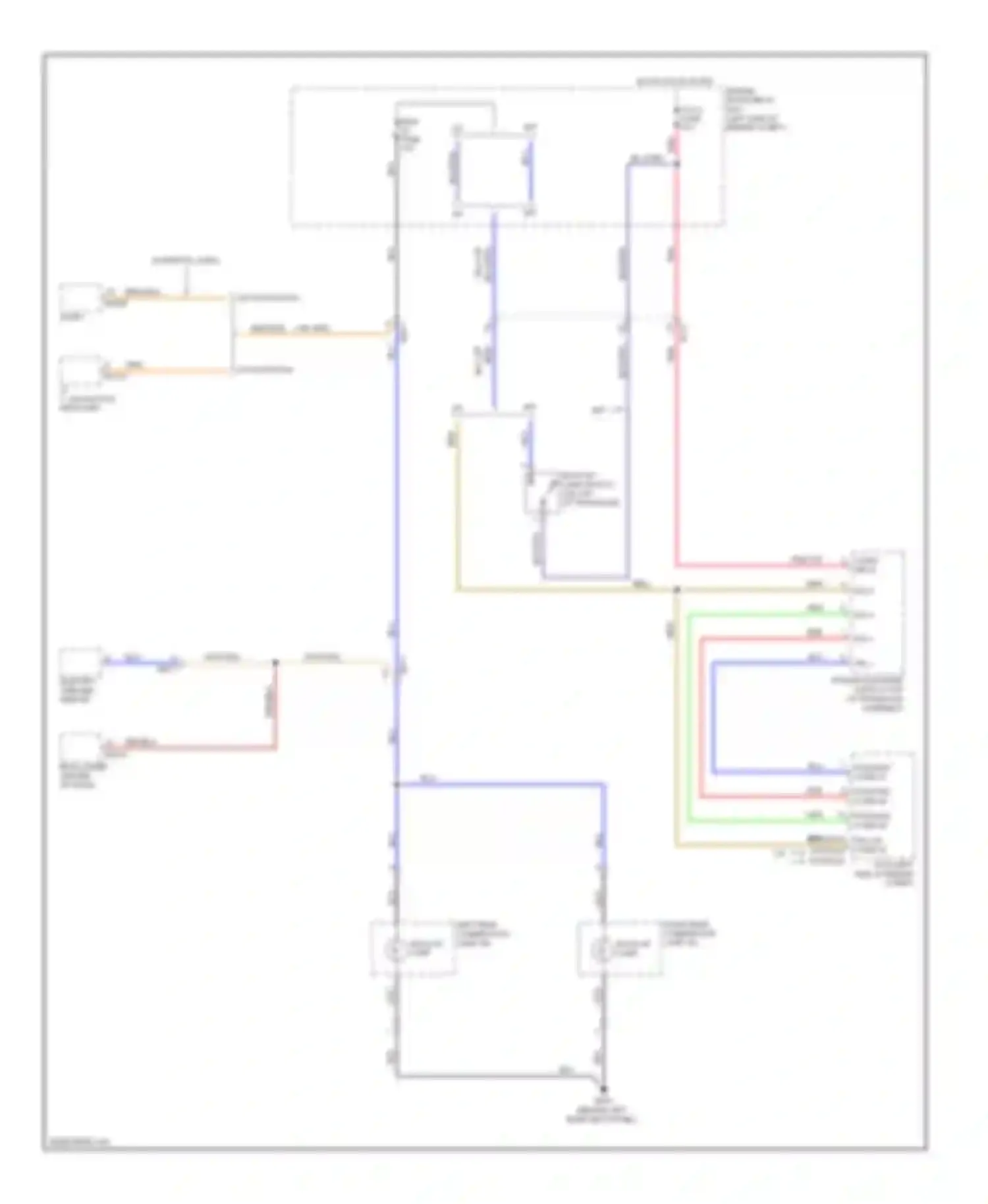 Wiring diagram back up lamp for Kia Optima III (2010-2013) (1 of 5)