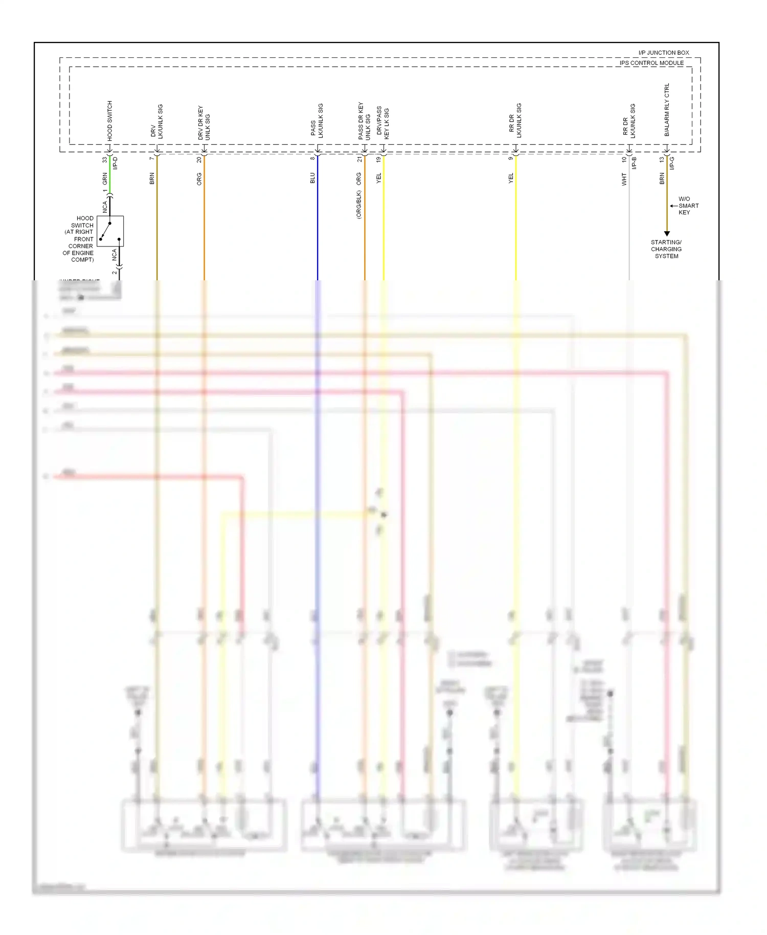 Kia Optima III (2010-2013) brn wiring diagram  (75 of 103)