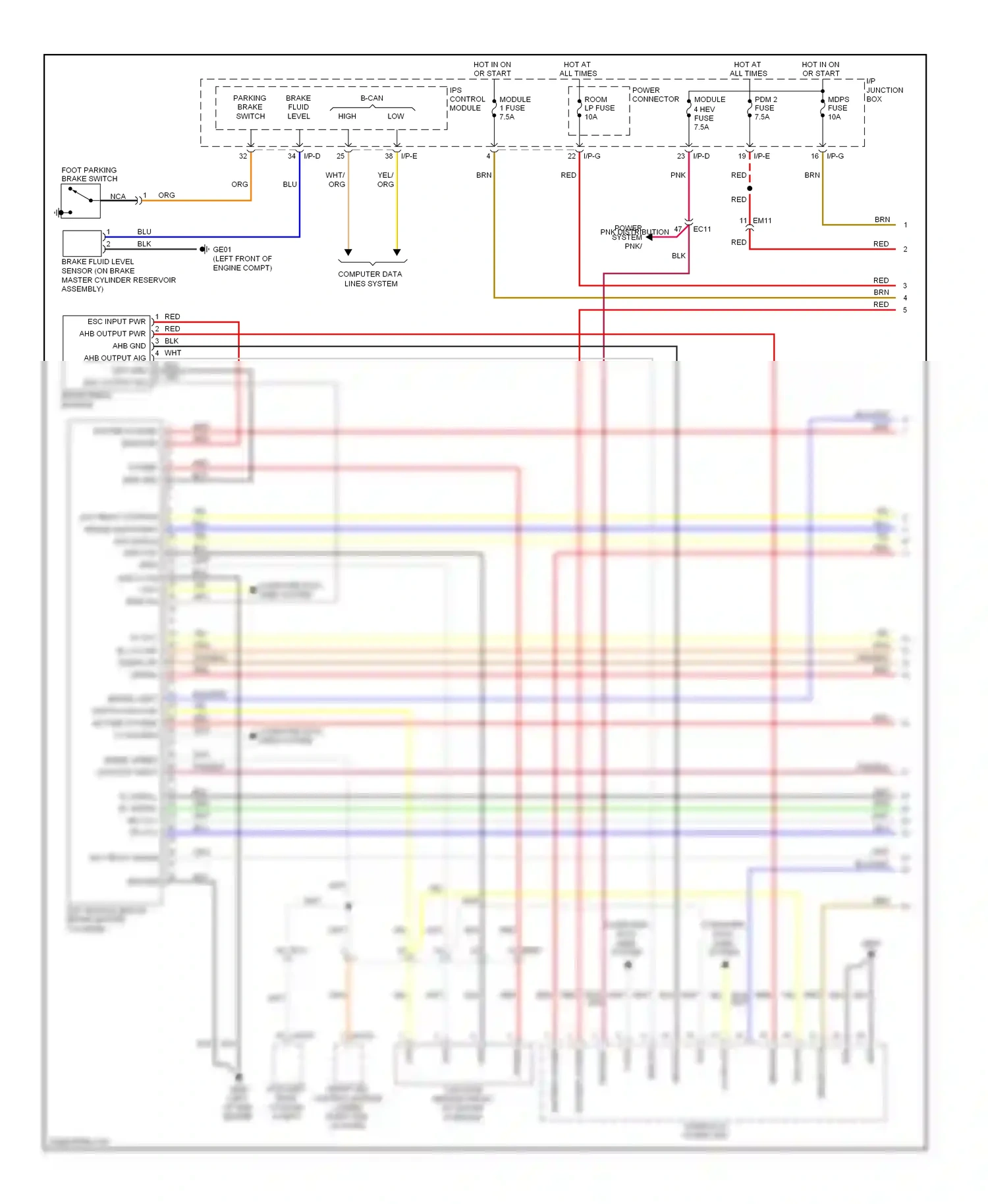 Kia Optima III (2010-2013) brn wiring diagram  (12 of 103)