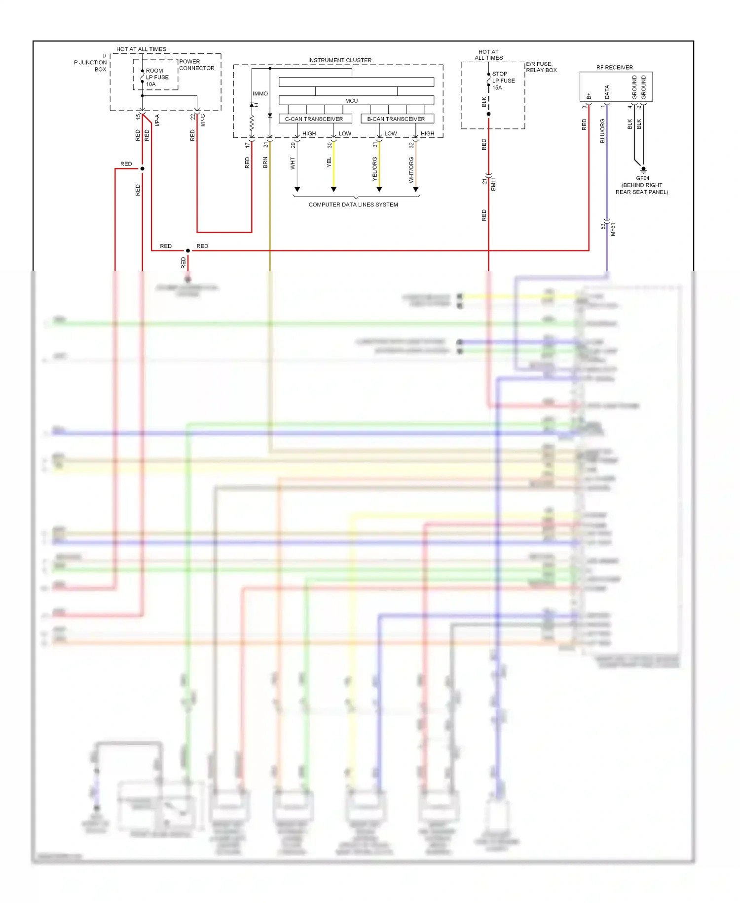 Kia Optima III (2010-2013) chg-k wiring diagram  (5 of 8)