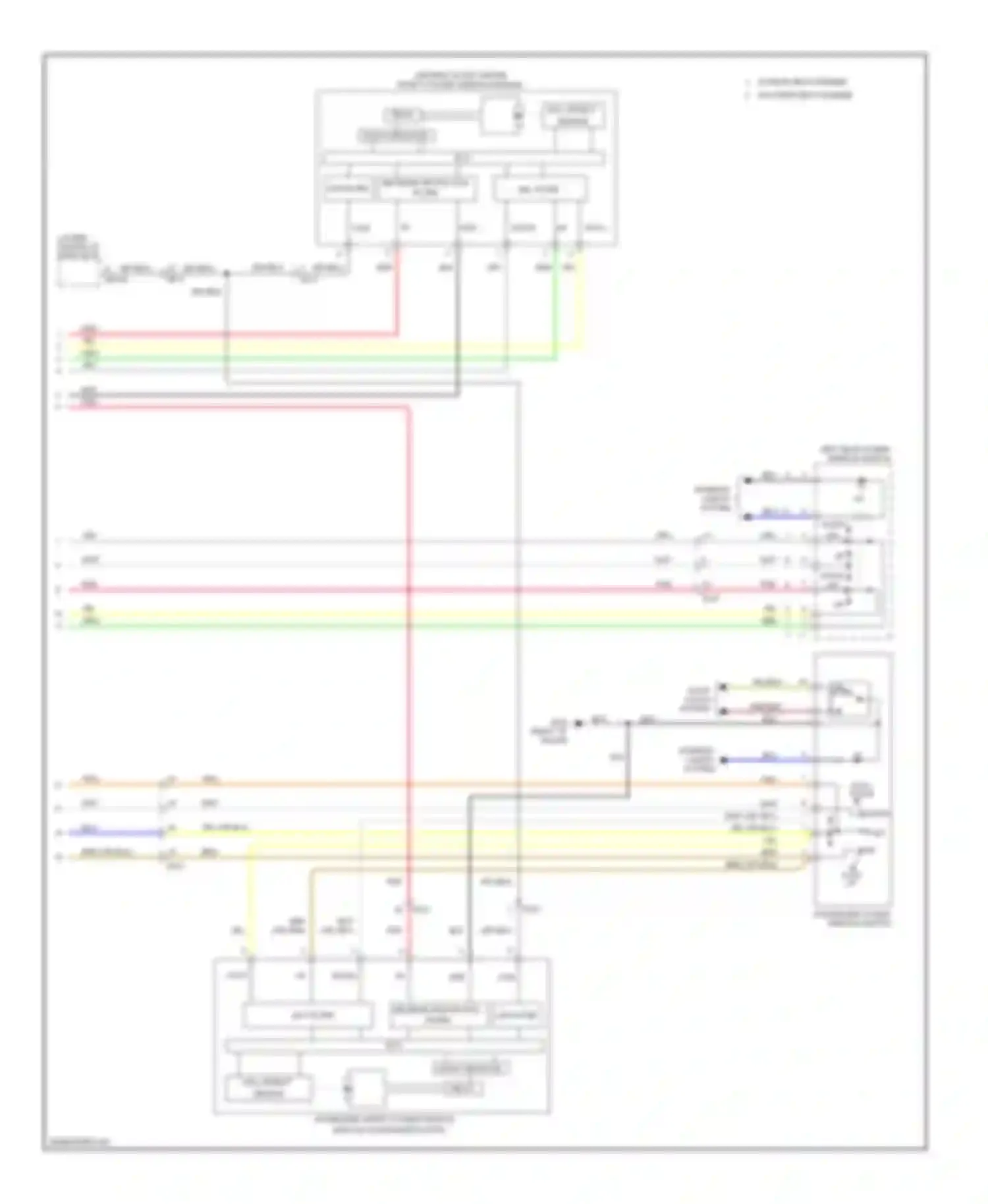Wiring diagram door locks system ul 4 3 for Kia Optima III (2010-2013) (1 of 1)
