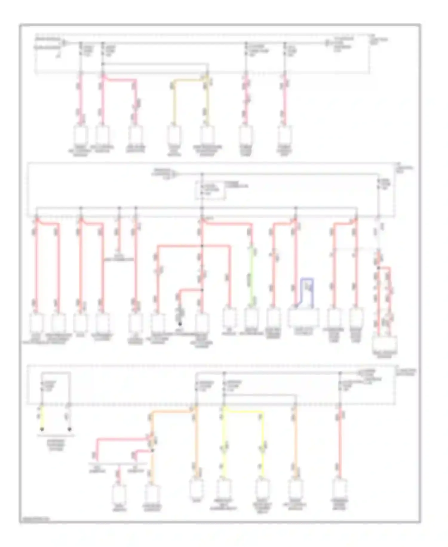 Wiring diagram driver smart key outside handle for Kia Optima III (2010-2013) (3 of 3)