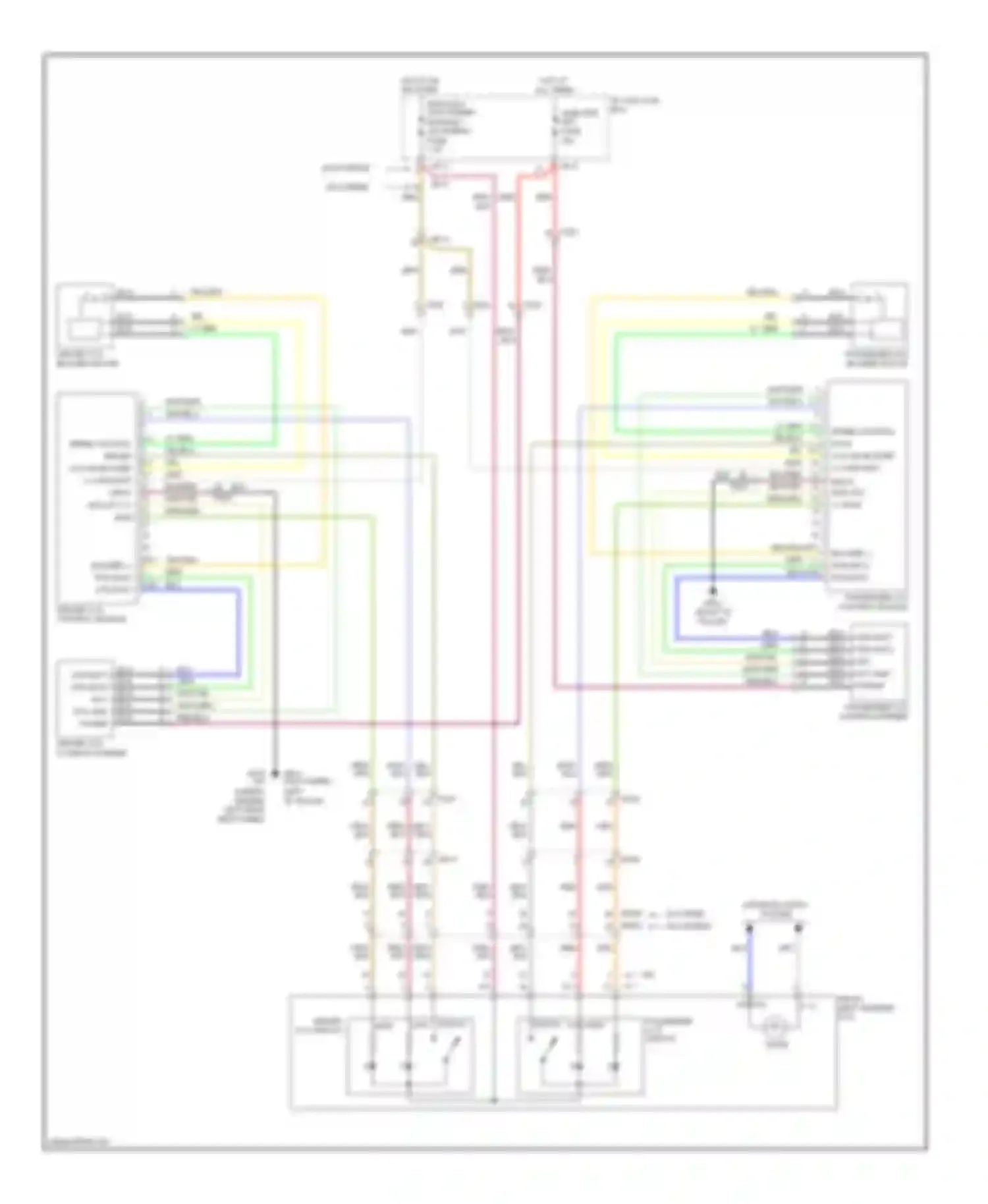 Wiring diagram driver switch low high ccs switch for Kia Optima III (2010-2013) (1 of 1)