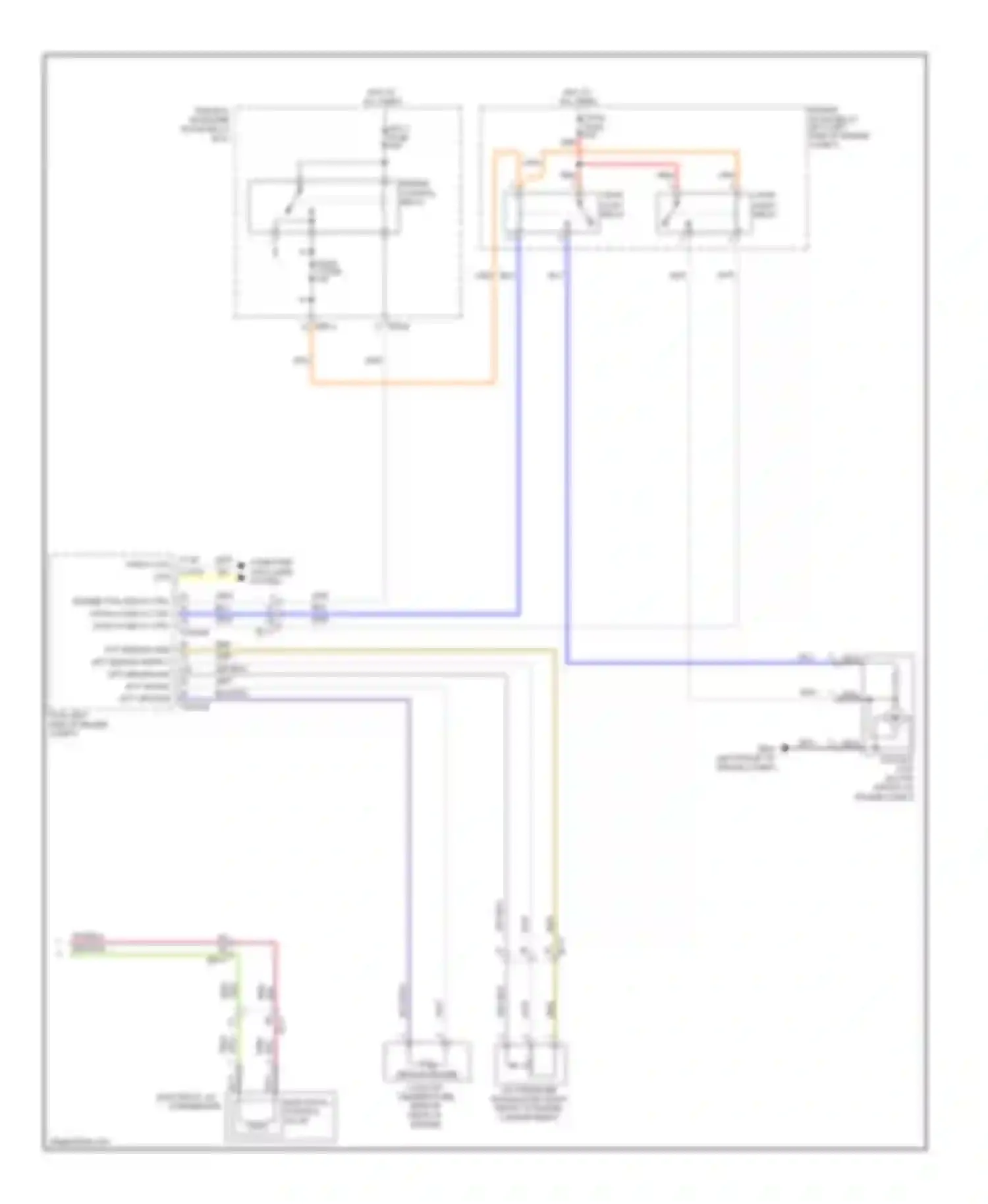 Wiring diagram engine room relay for Kia Optima III (2010-2013) (2 of 3)