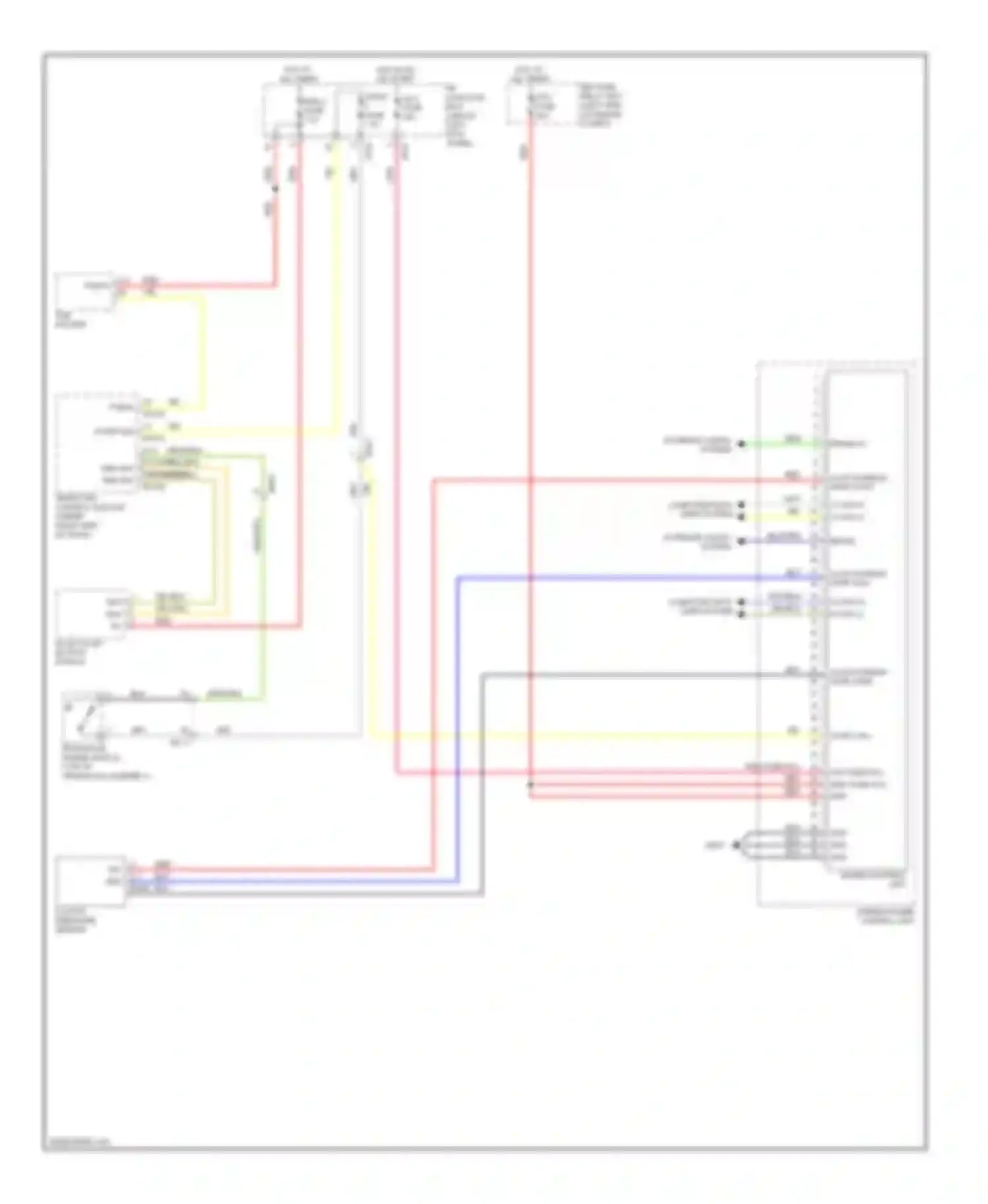 Wiring diagram fob-in for Kia Optima III (2010-2013) (3 of 3)