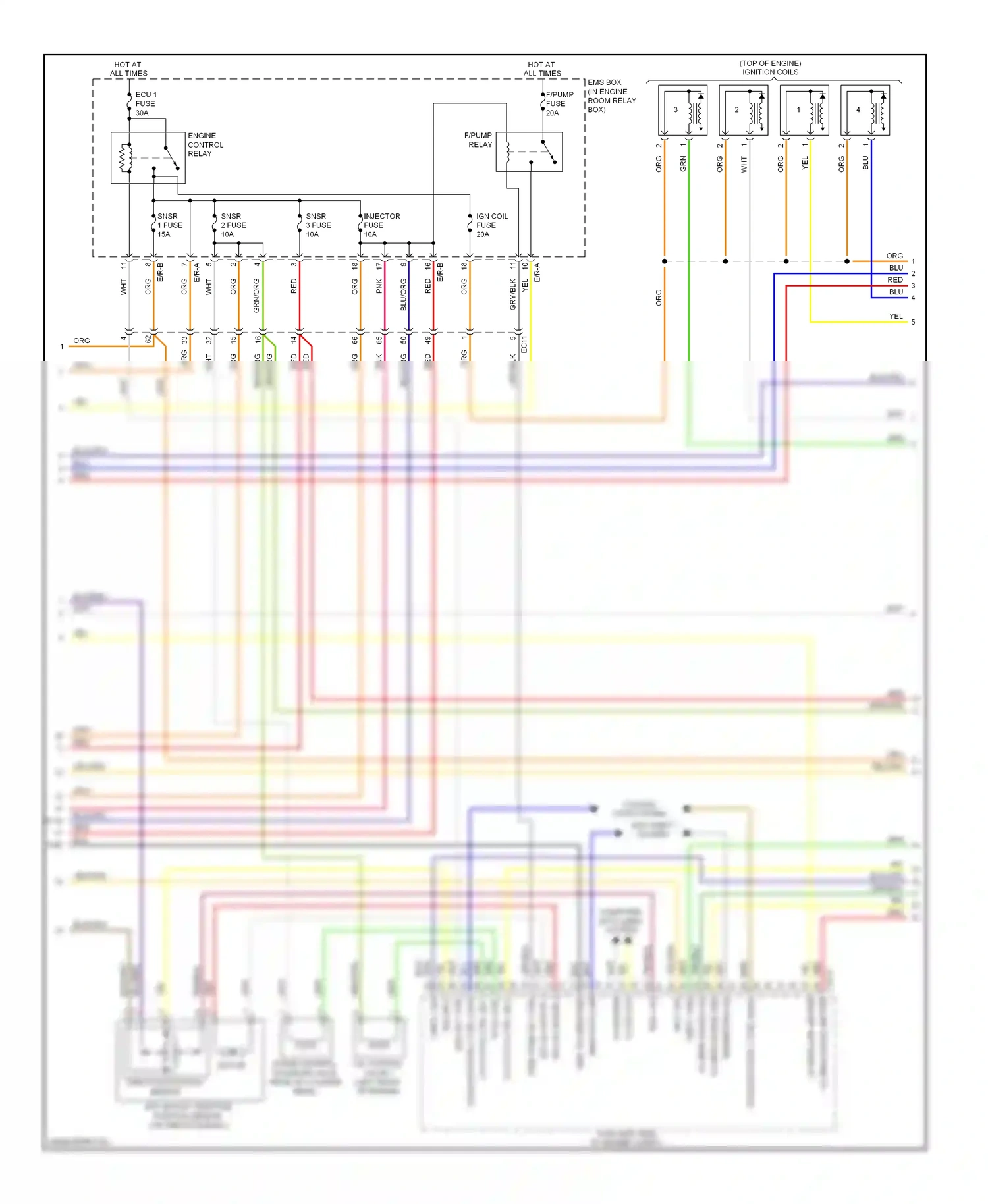 Kia Optima III (2010-2013) fuel pump rly ctrl wiring diagram  (3 of 3)