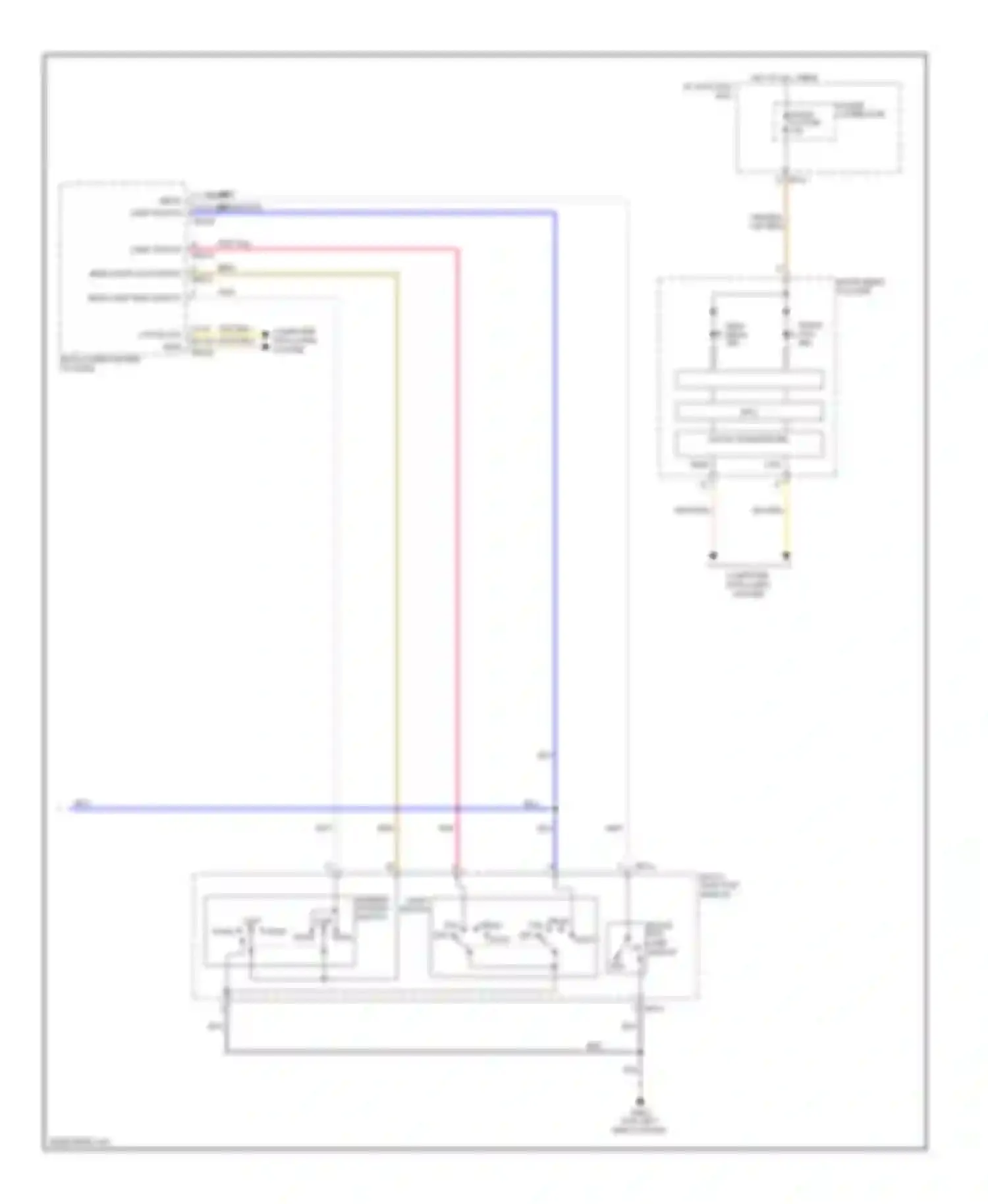 Wiring diagram head lamp high switch for Kia Optima III (2010-2013) (1 of 1)