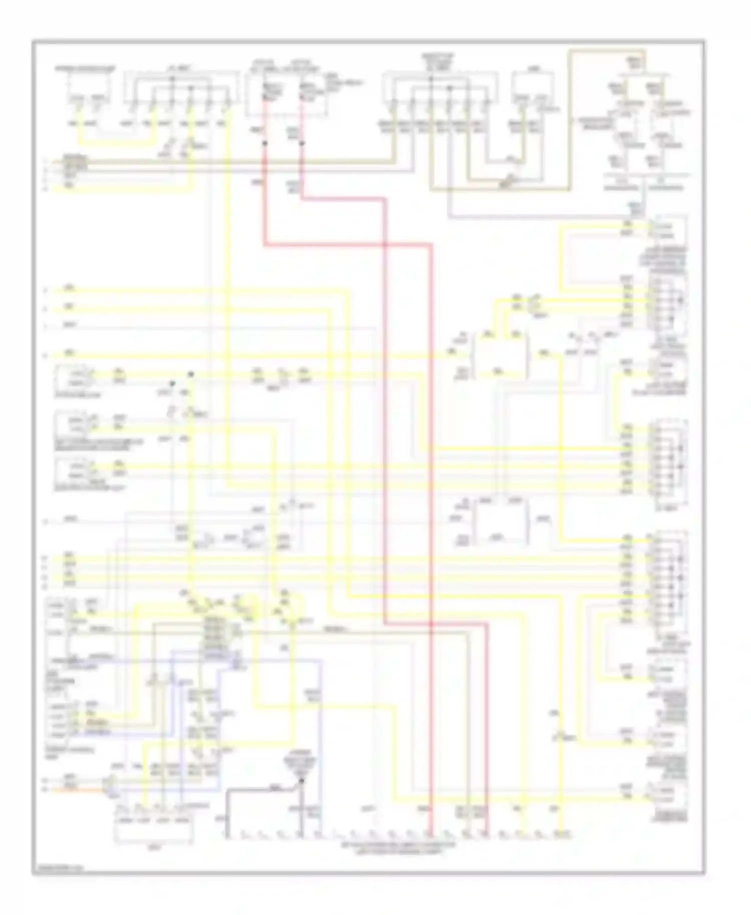 Wiring diagram hot in on or start e/r fuse, relay esc 3 fuse box for Kia Optima III (2010-2013) (1 of 1)