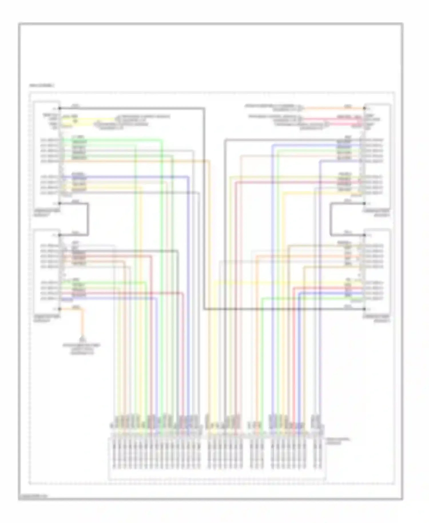 Wiring diagram hybrid battery module 8 for Kia Optima III (2010-2013) (1 of 1)
