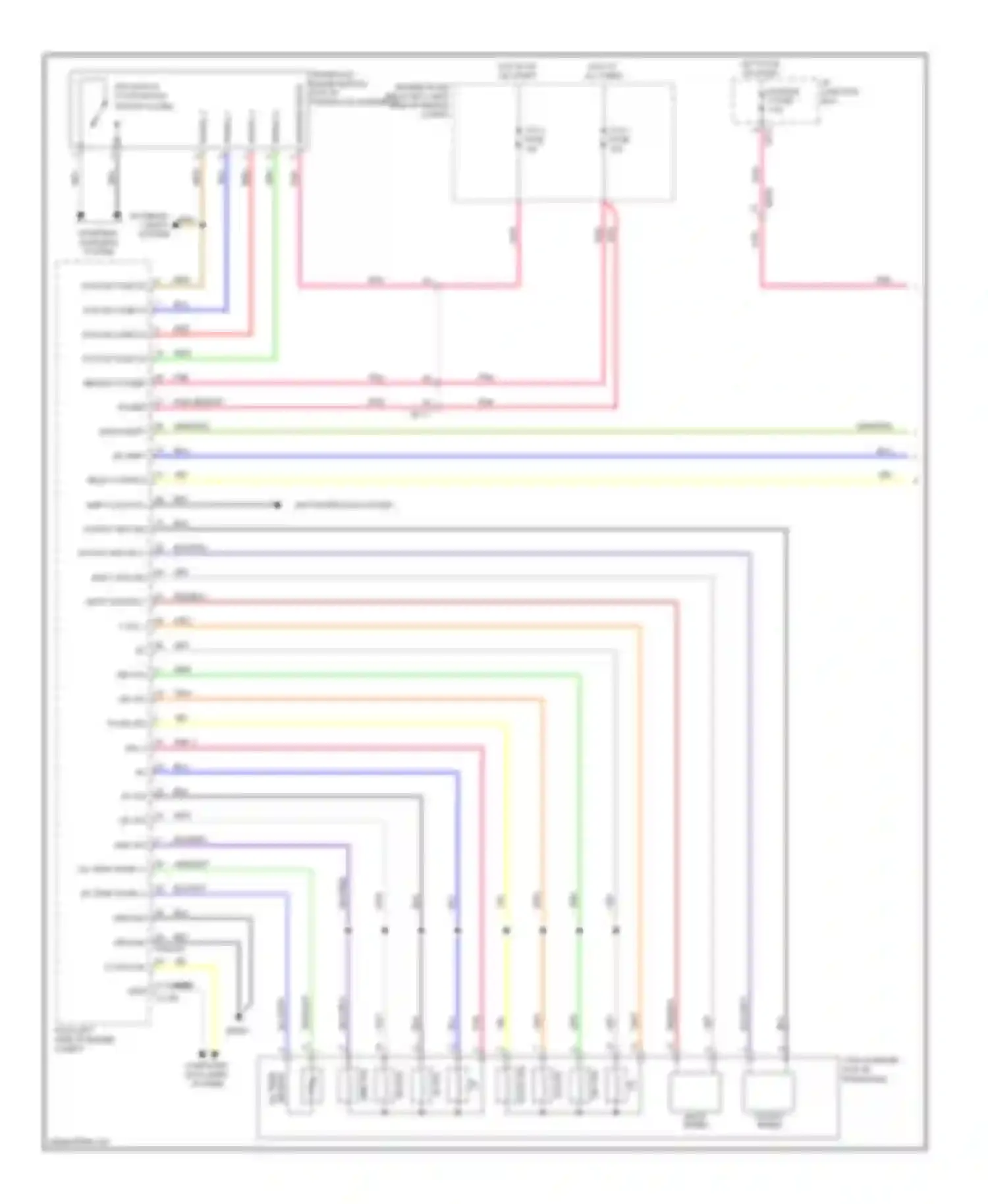 Wiring diagram memory power for Kia Optima III (2010-2013) (2 of 10)