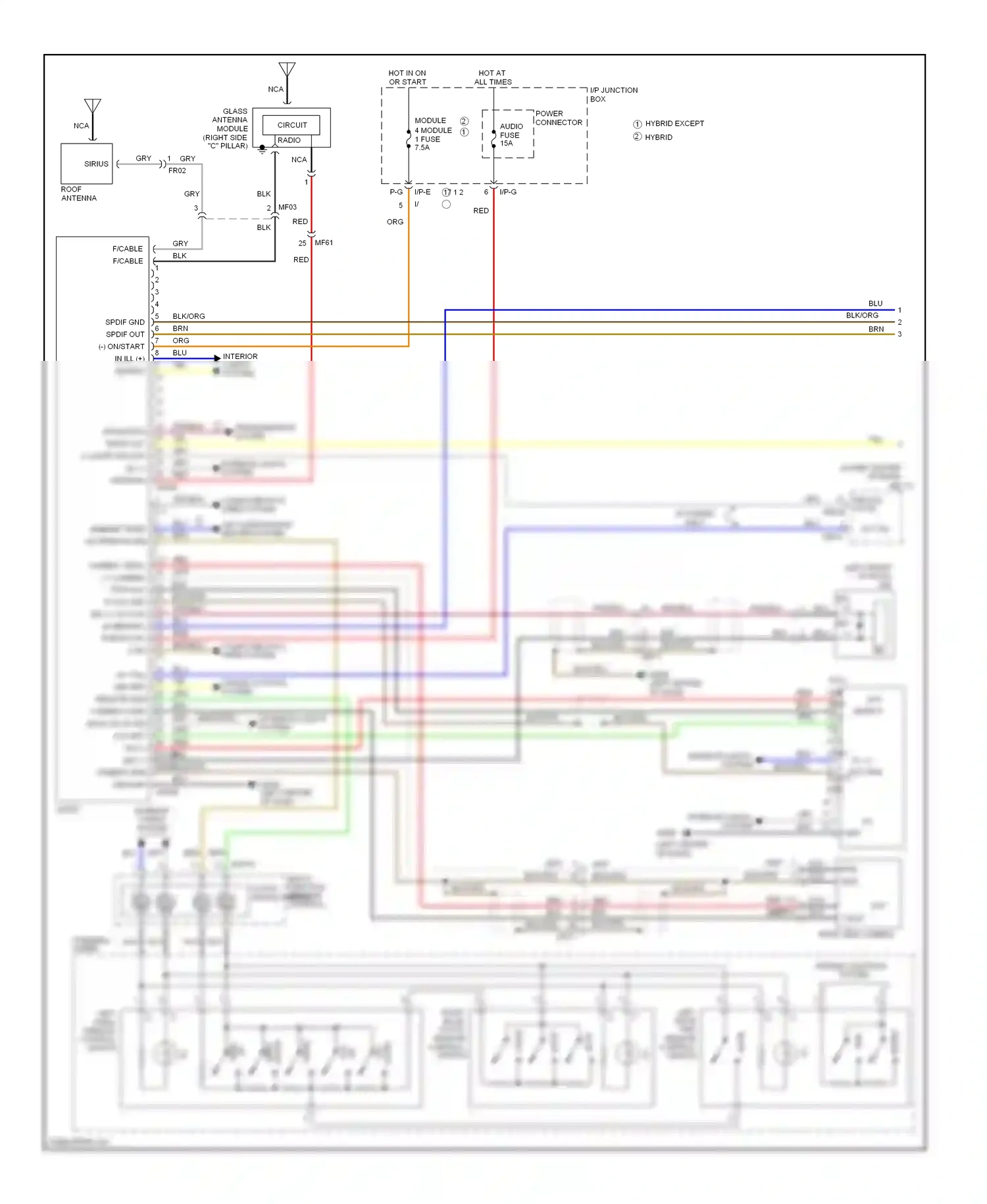 Kia Optima III (2010-2013) mic + mic - wiring diagram  (1 of 1)