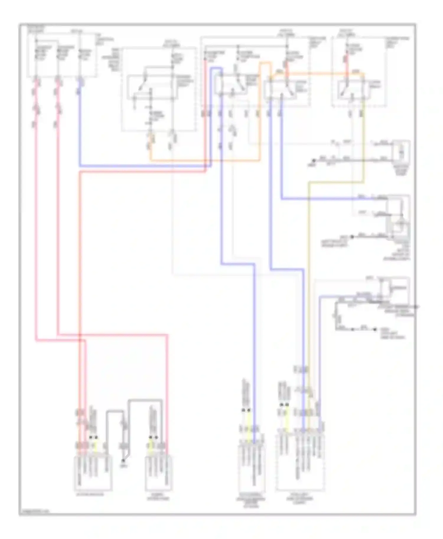 Wiring diagram module 4 hev for Kia Optima III (2010-2013) (1 of 1)
