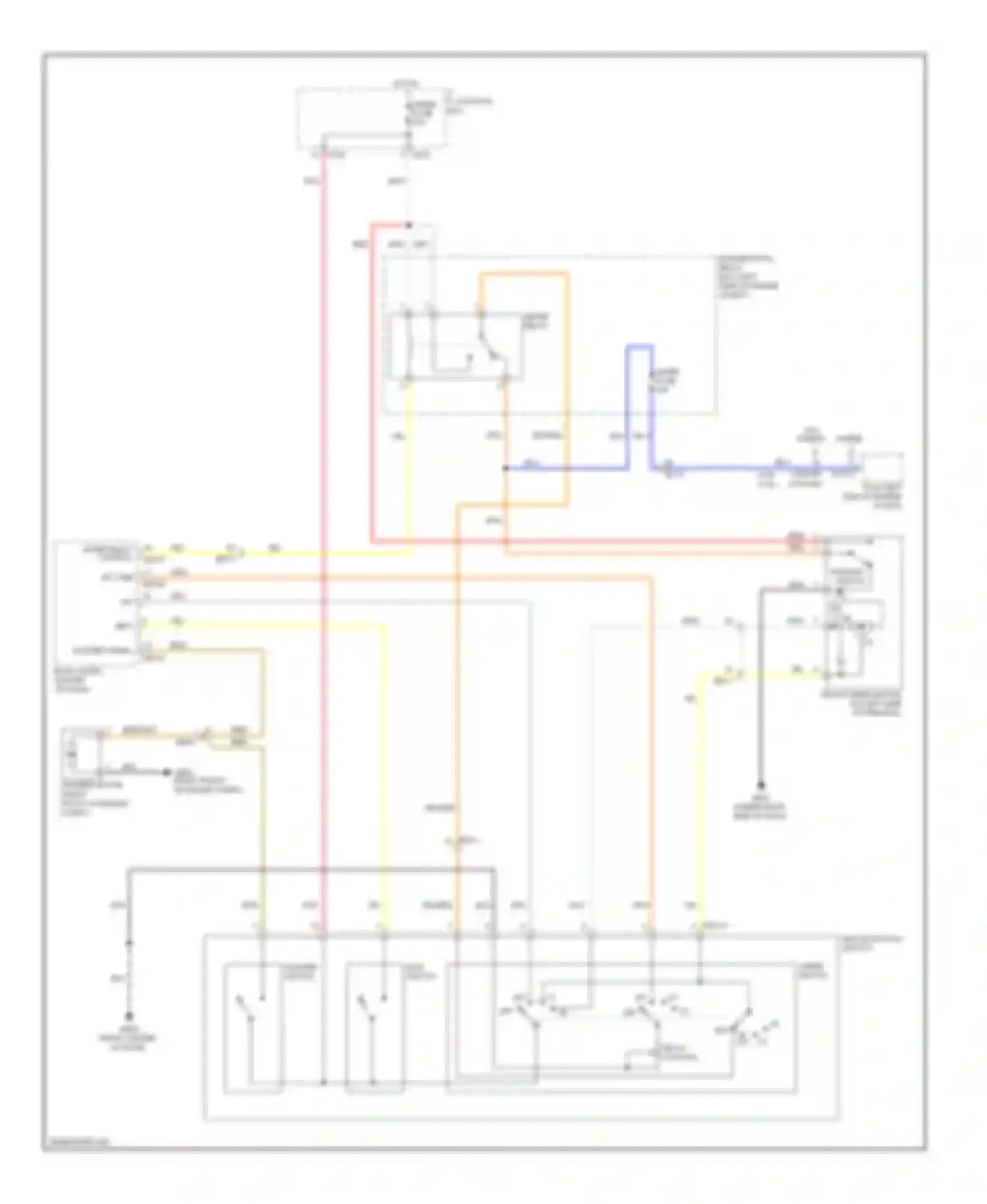 Wiring diagram multifunction switch for Kia Optima III (2010-2013) (5 of 10)