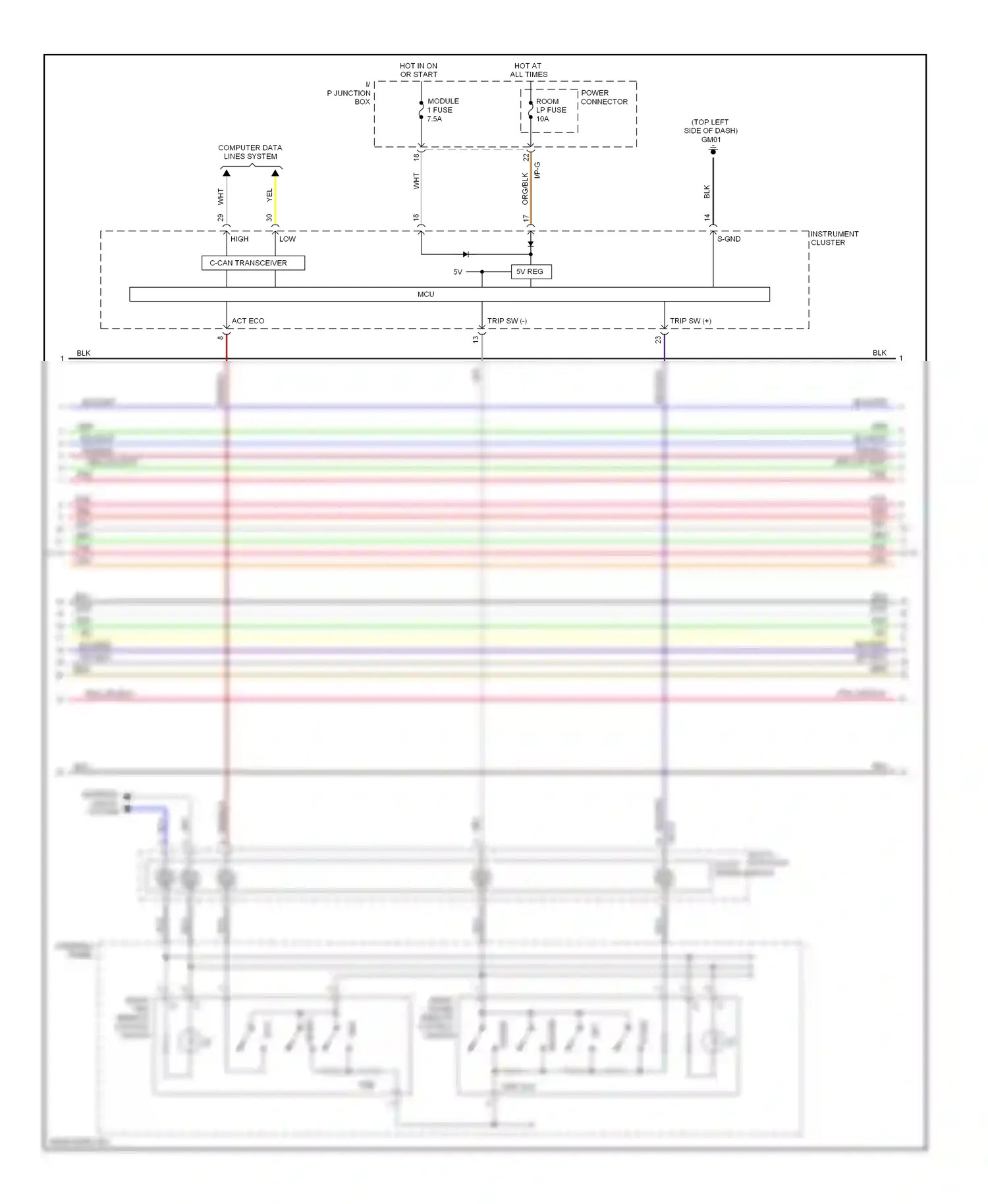 Kia Optima III (2010-2013) nca wiring diagram  (28 of 84)