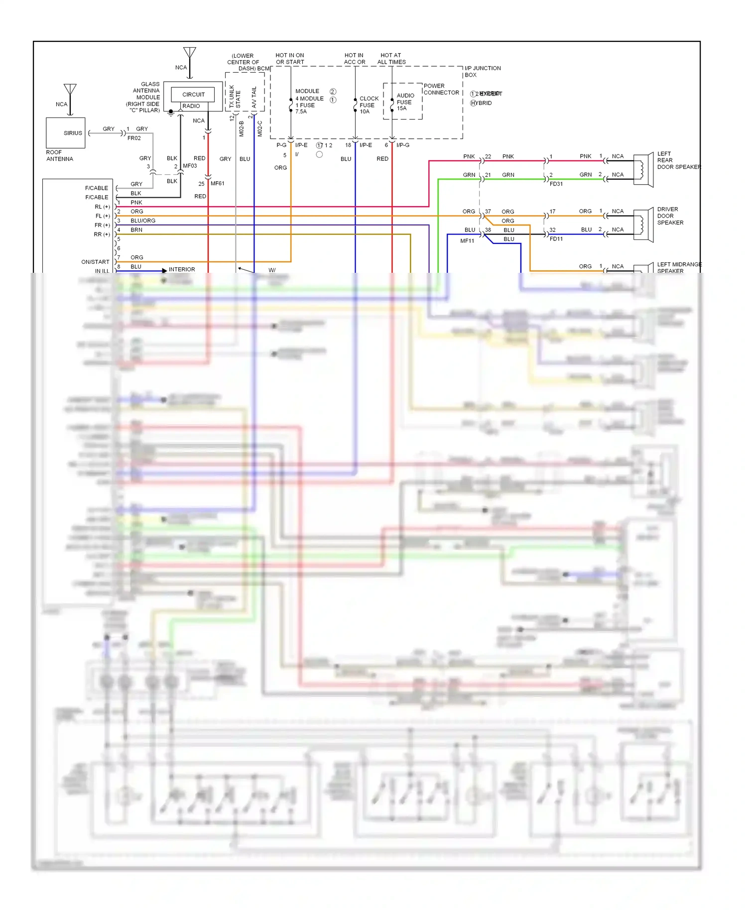 Kia Optima III (2010-2013) nca wiring diagram  (73 of 84)