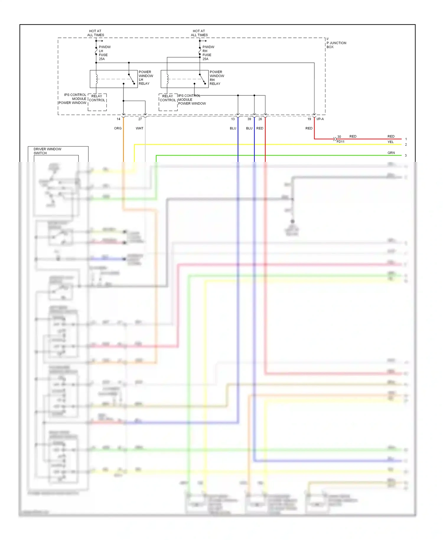 Kia Optima III (2010-2013) off down wiring diagram  (1 of 1)