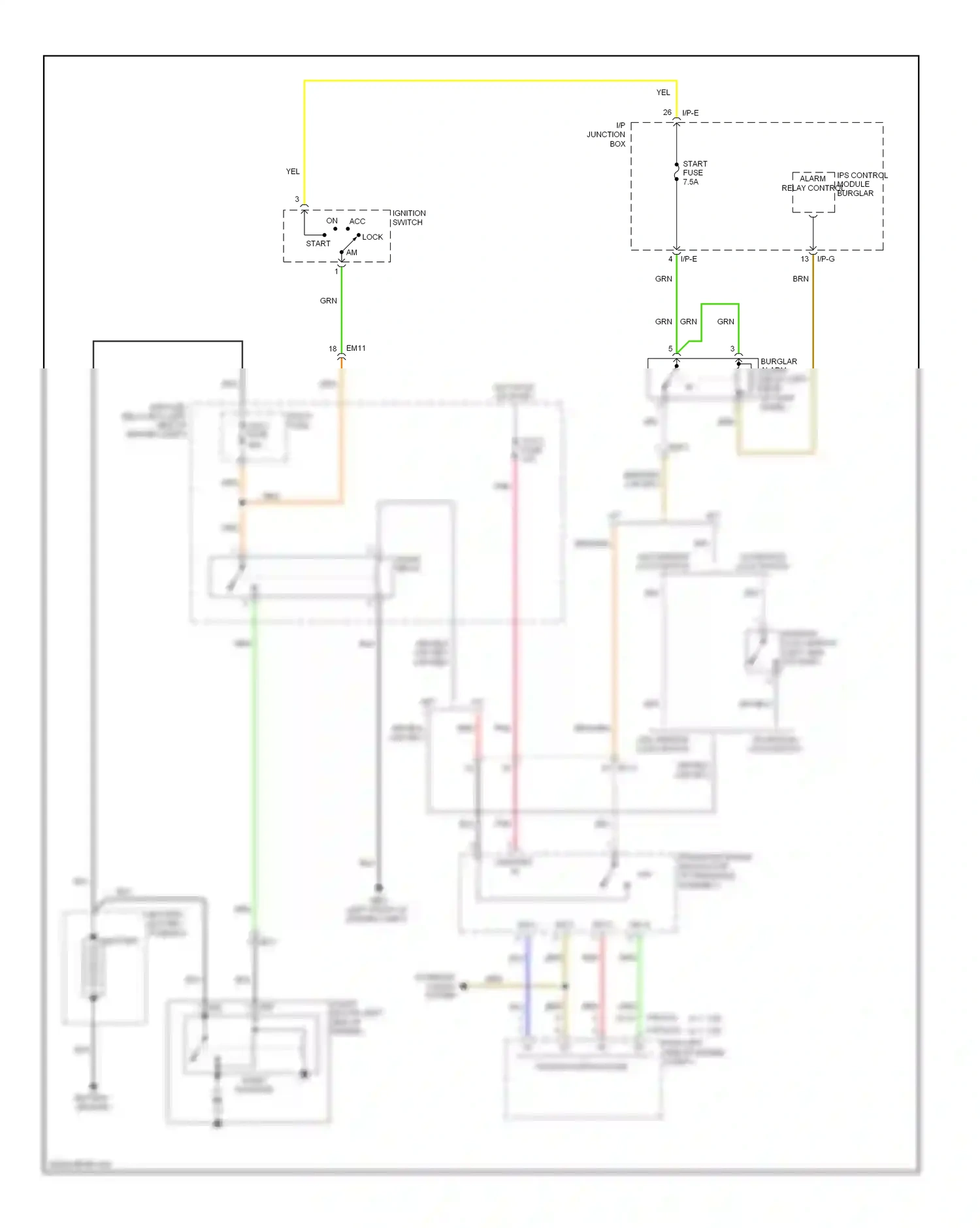 Kia Optima III (2010-2013) p/n sw wiring diagram  (1 of 5)